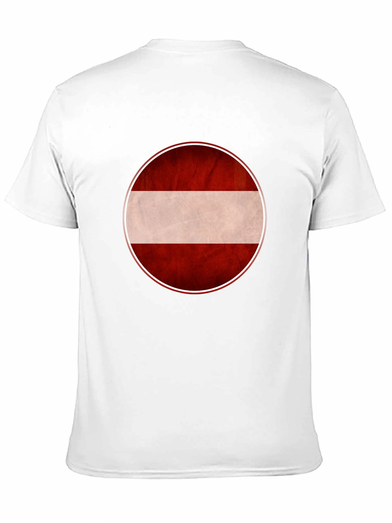 Black Latvia Flag Graphic Tee - Unisex Black T-Shirt view 11