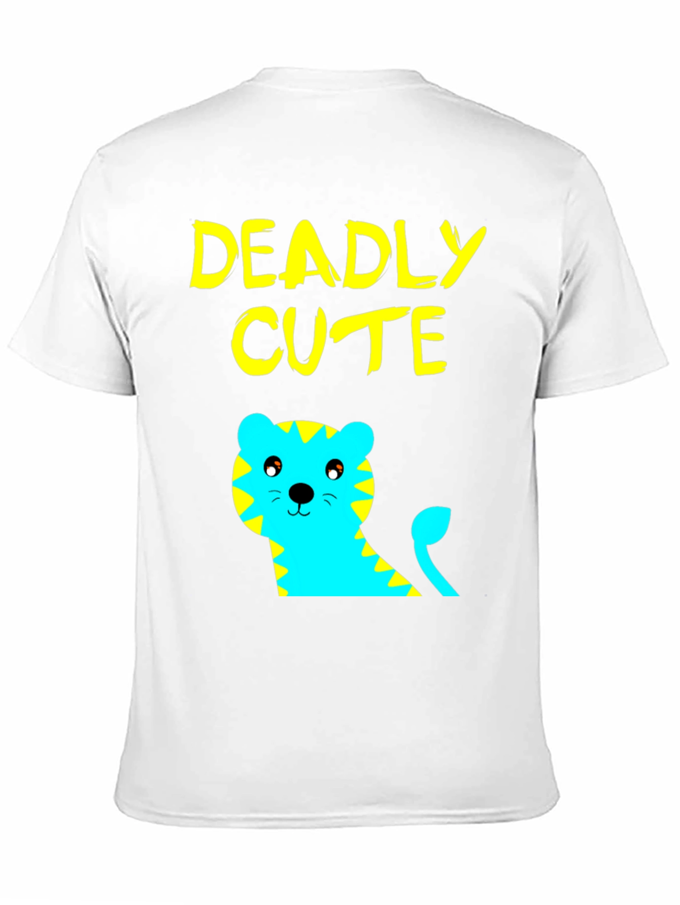 Black Deadly Cute Tiger Graphic Tee view 11