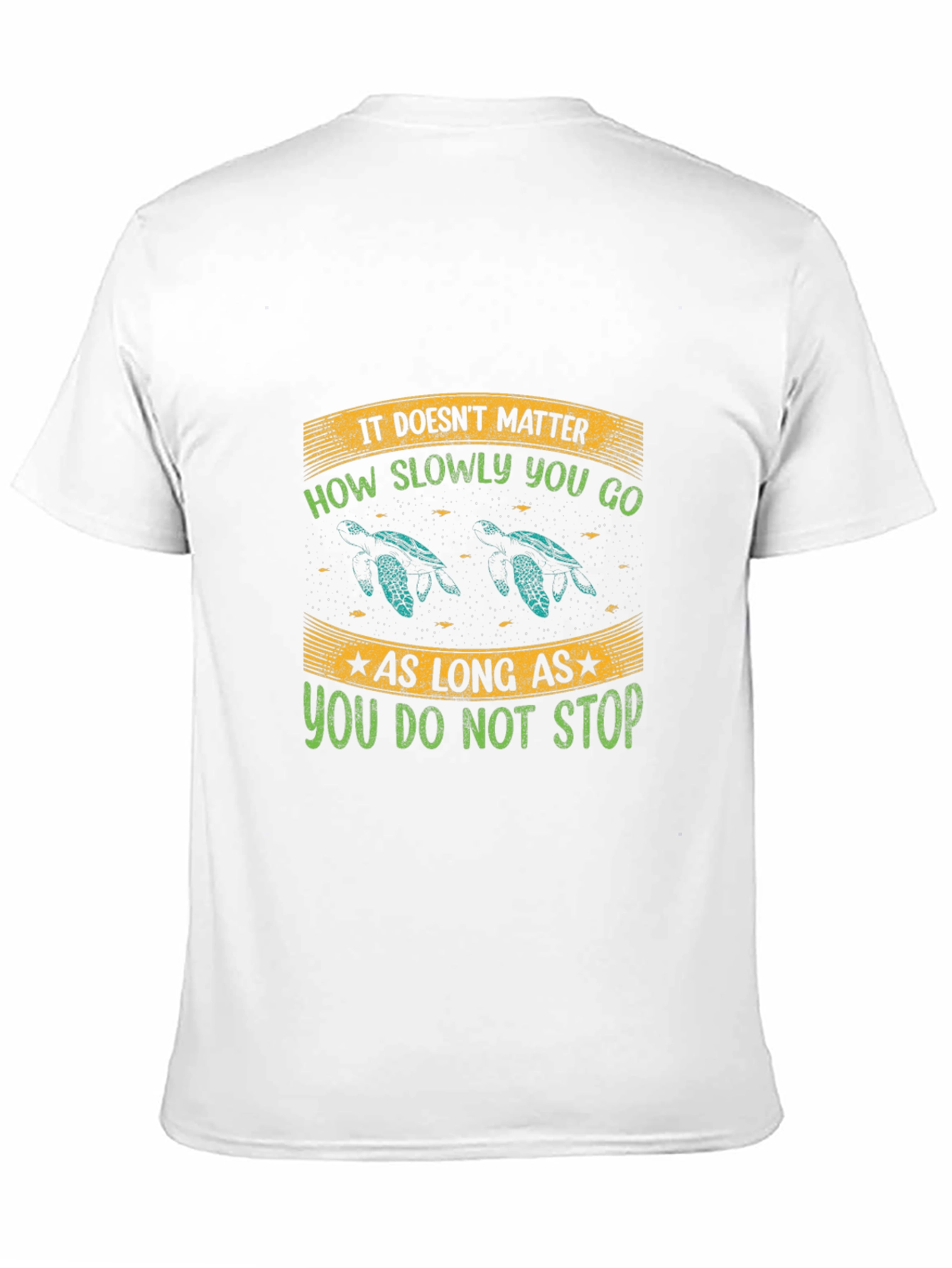 Black Turtle Motivational T-Shirt - Don't Stop view 11