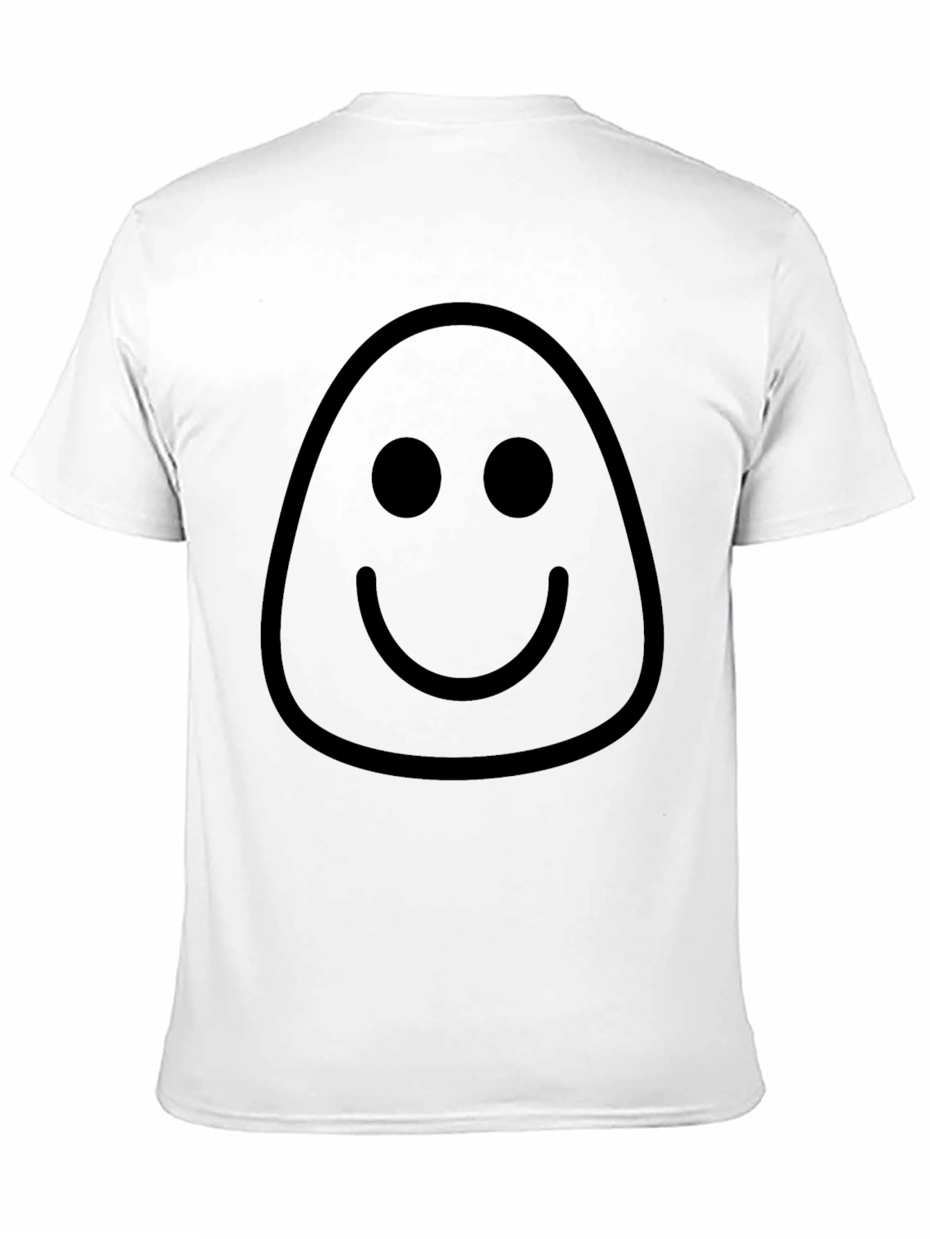 Black Smiley Face Graphic Tee - Men's Black T-Shirt view 11
