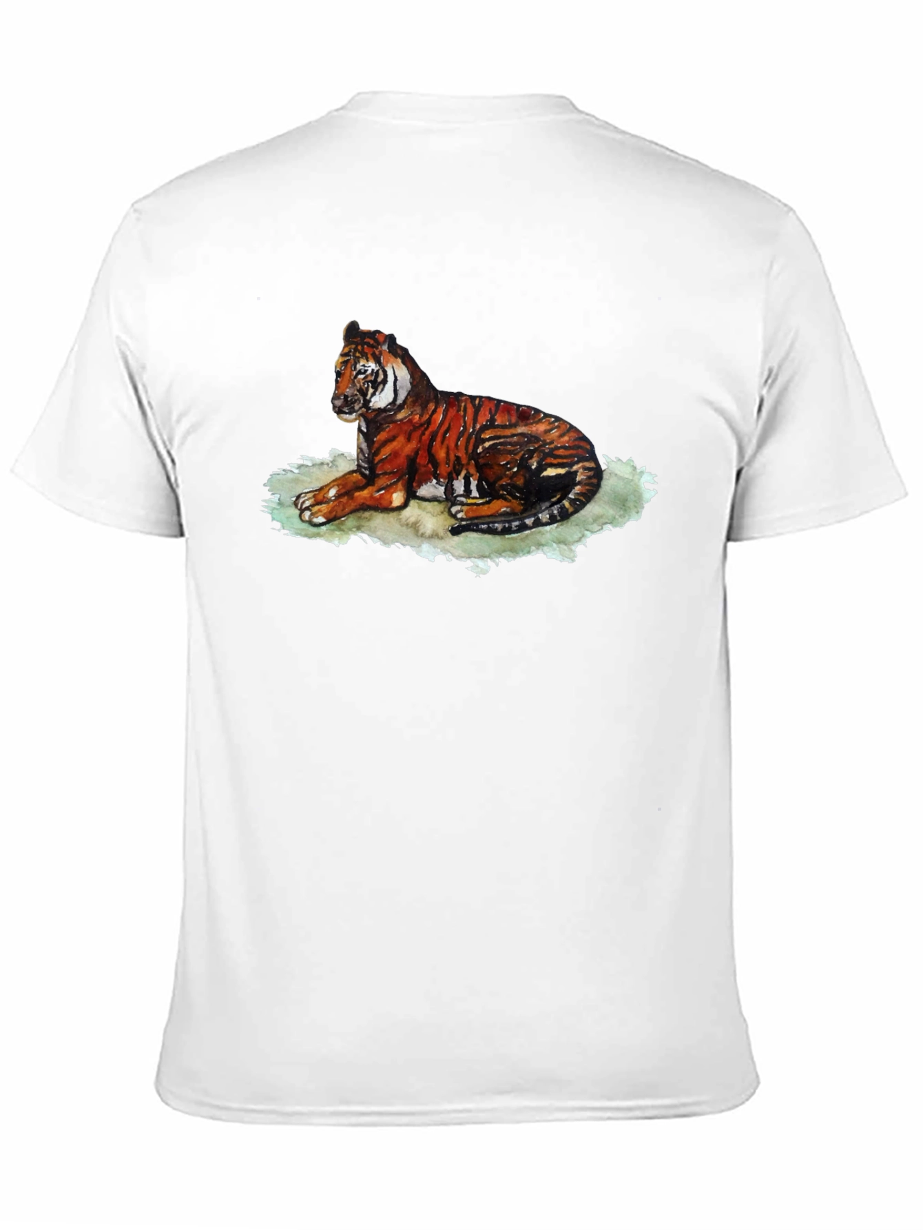 Black Tiger Graphic T-Shirt - Black, Relaxed Fit view 11