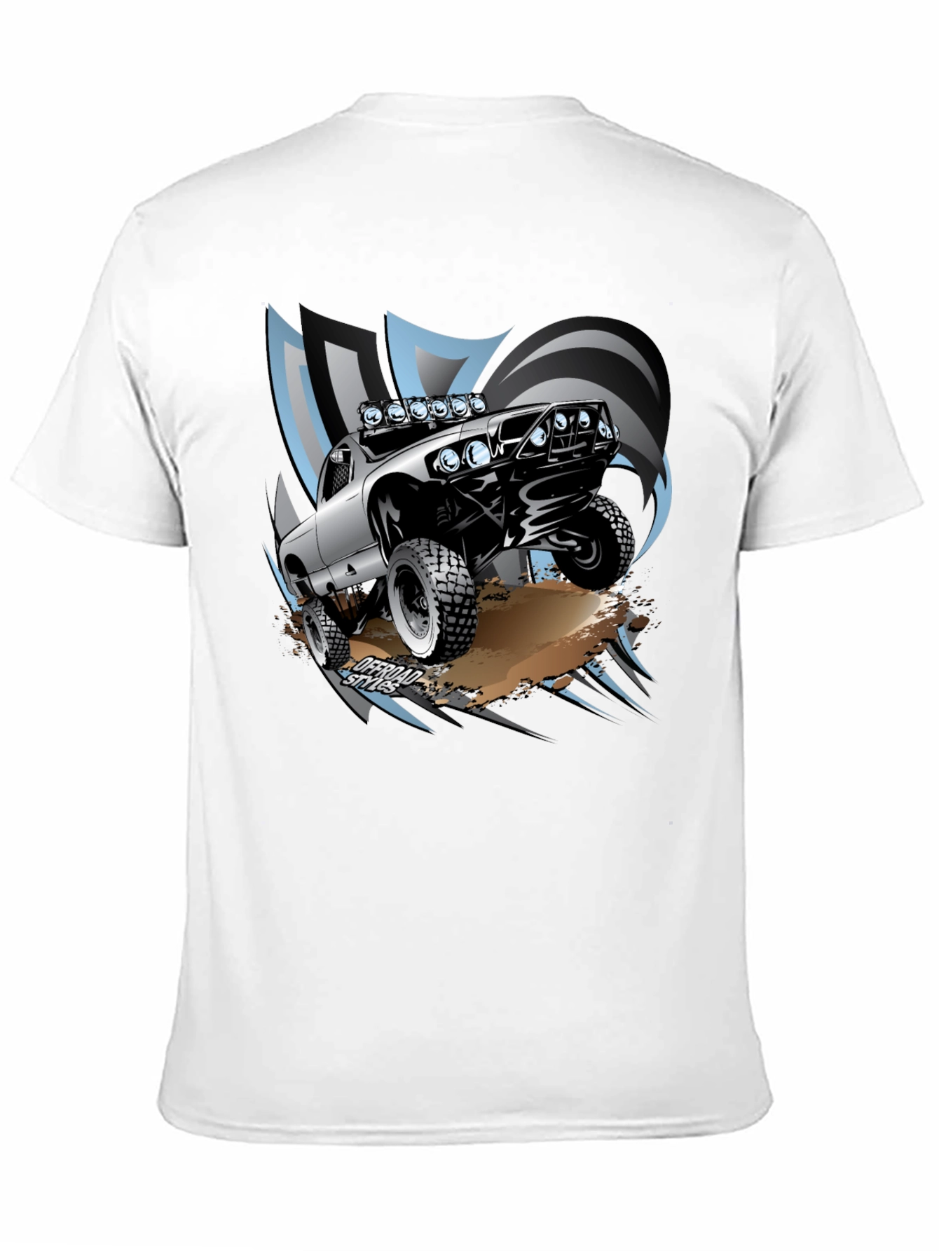 Black Off-Road Truck Graphic Tee - Black view 11