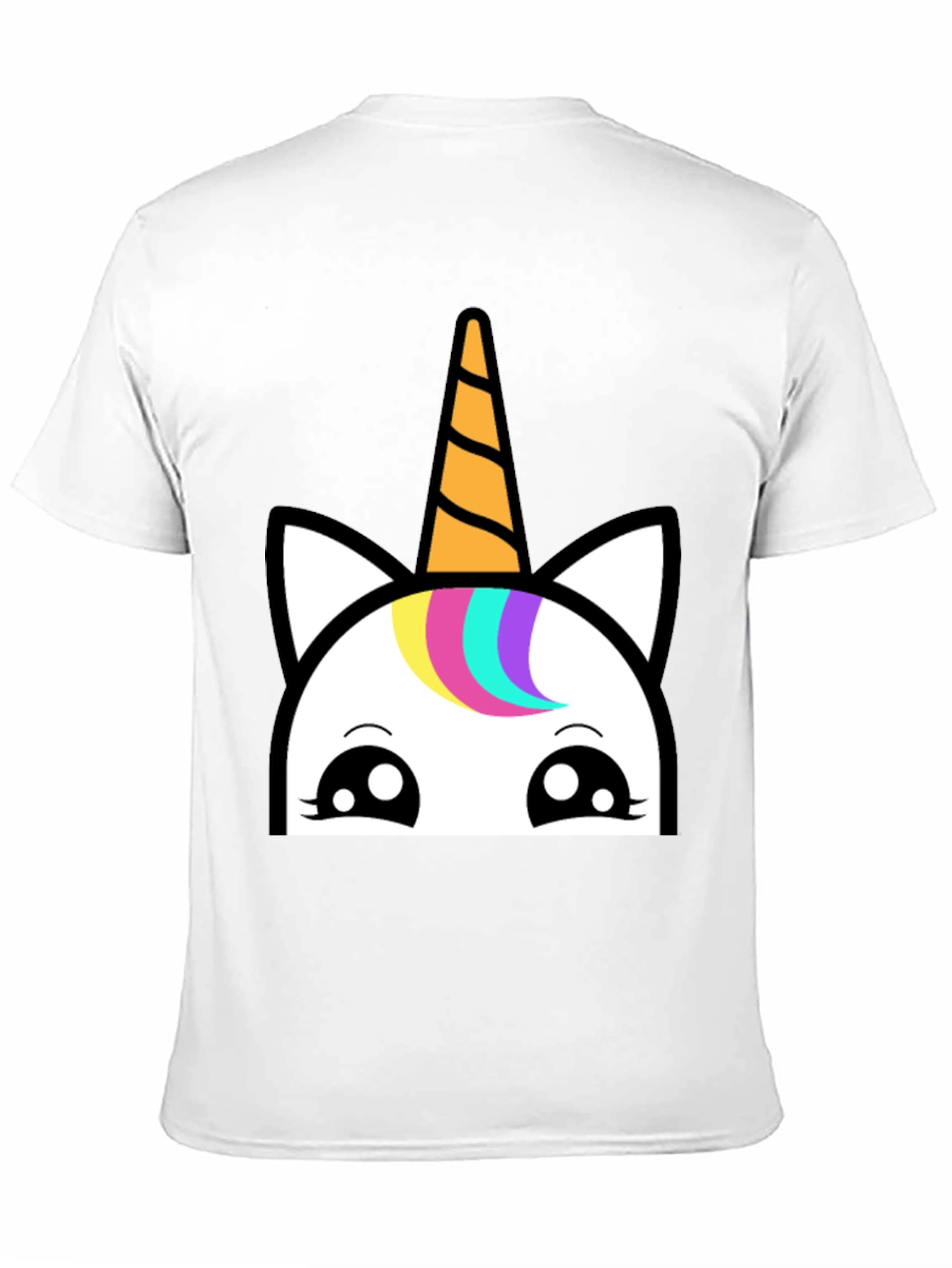 Black Unicorn Graphic T-Shirt - Black Cotton Tee view 11