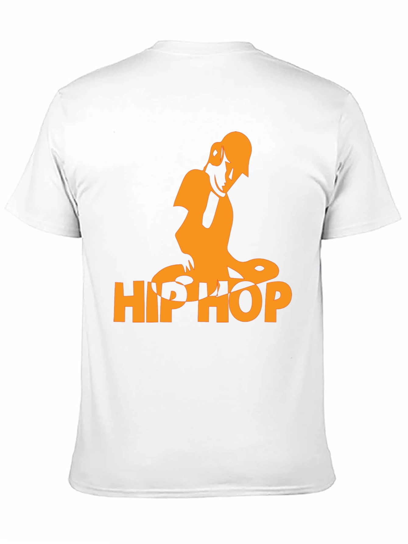 Black Hip Hop Graphic T-Shirt - Black Cotton Blend view 11