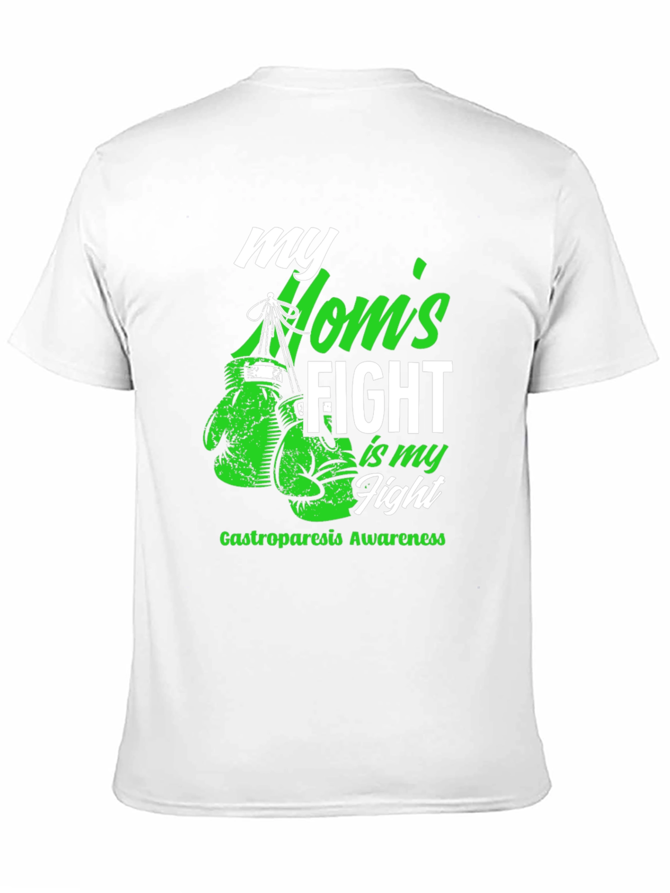 Black Mom's Fight Gastroparesis Awareness T-Shirt view 11