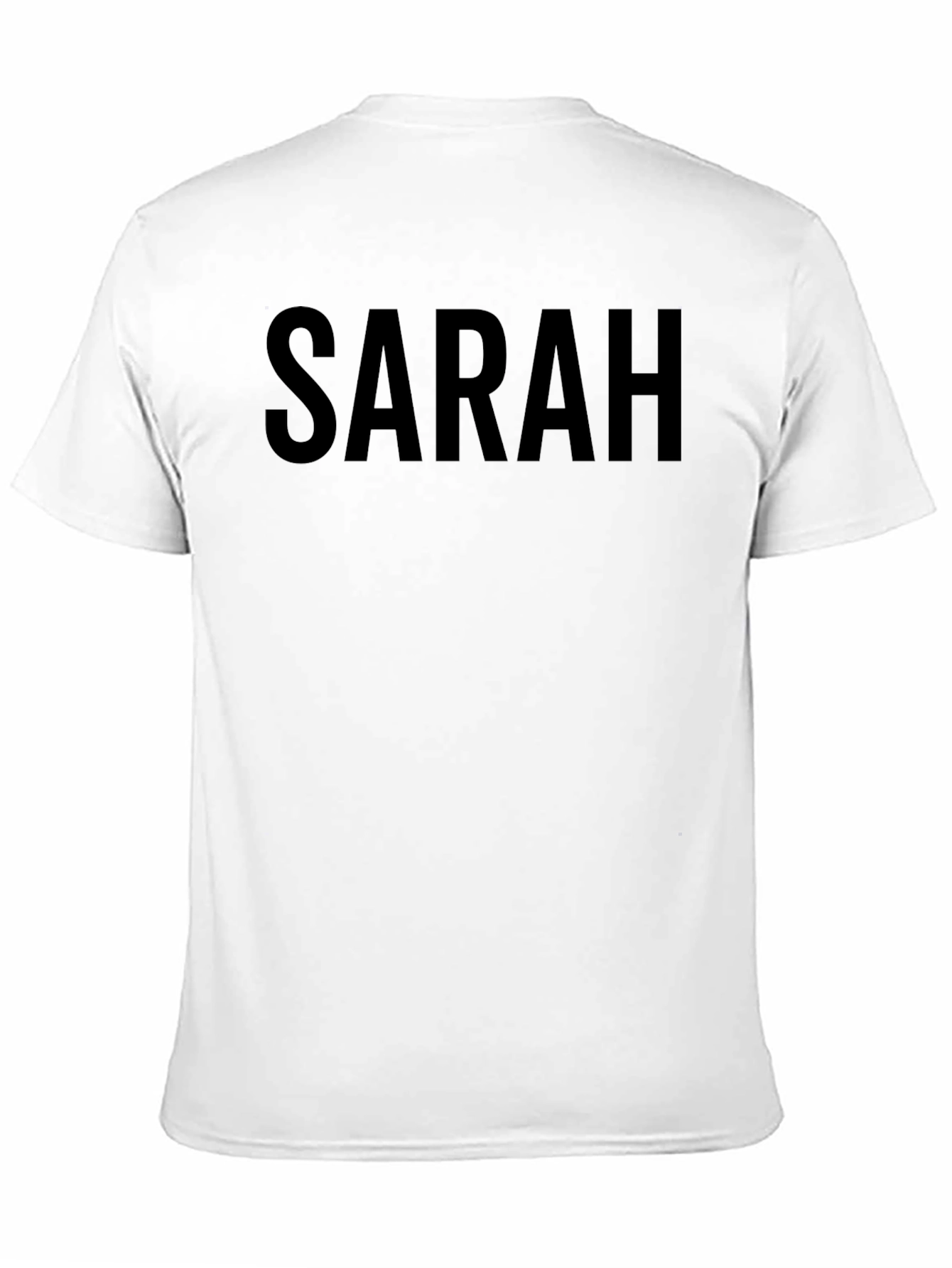 Black SARAH Bold Text Tee - Casual Style view 11