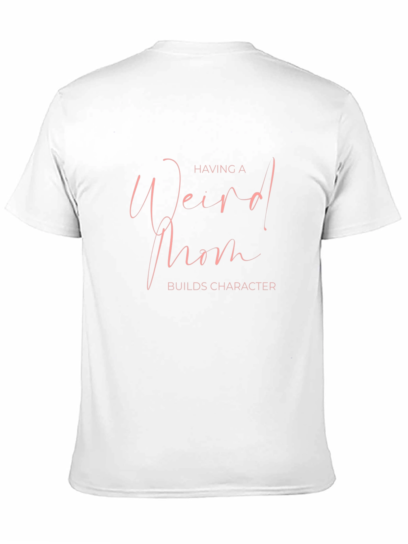 Black Weird Mom Builds Character Tee view 11