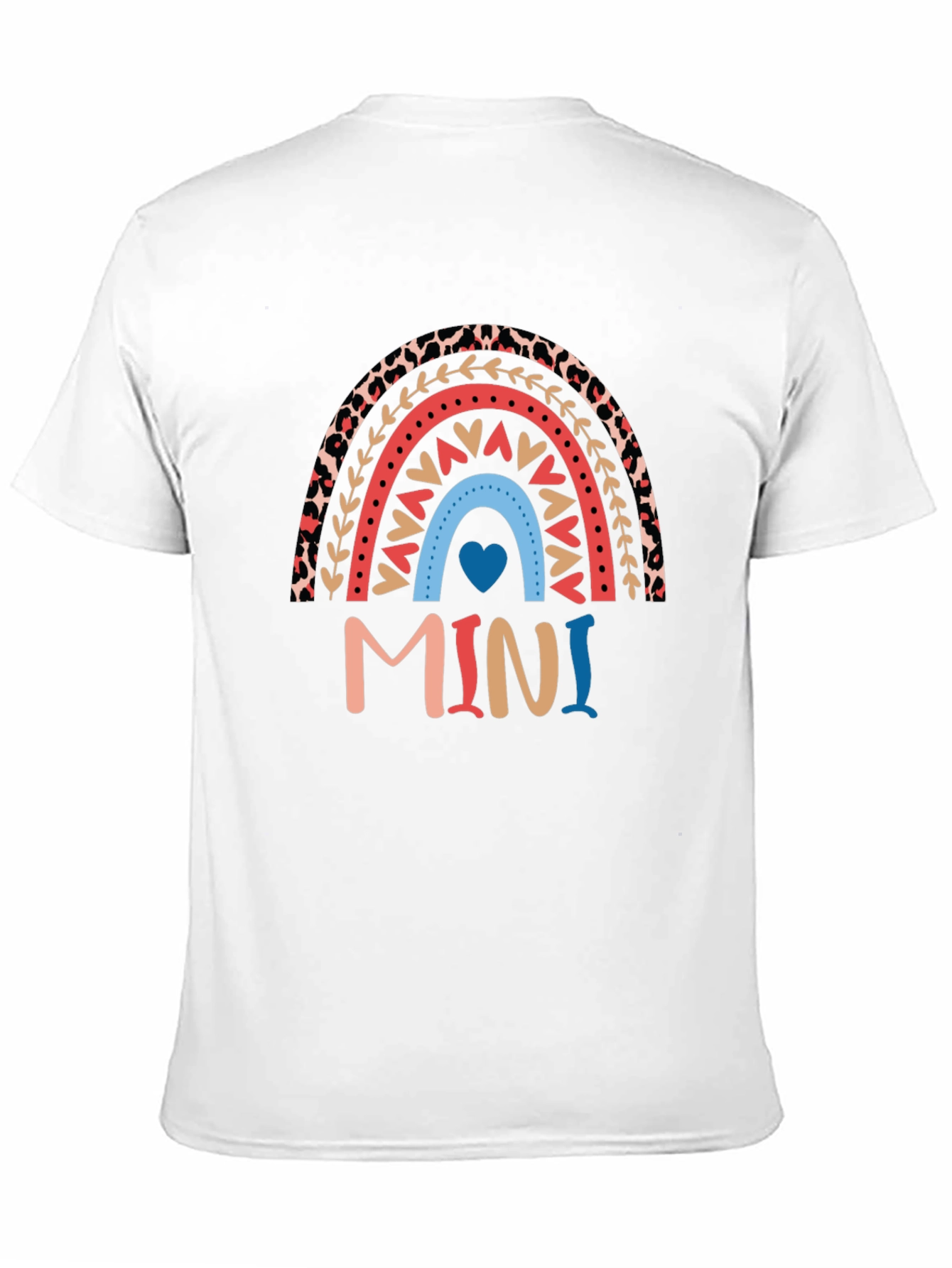 Black Mini Rainbow Heart T-Shirt view 11