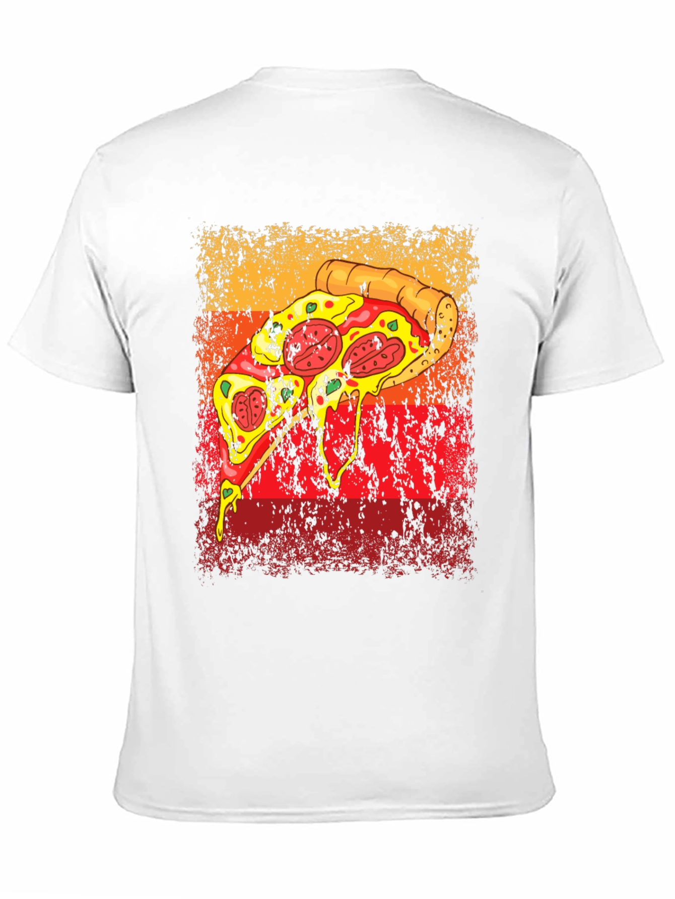 Black Pizza Graphic Tee - Retro Style view 11