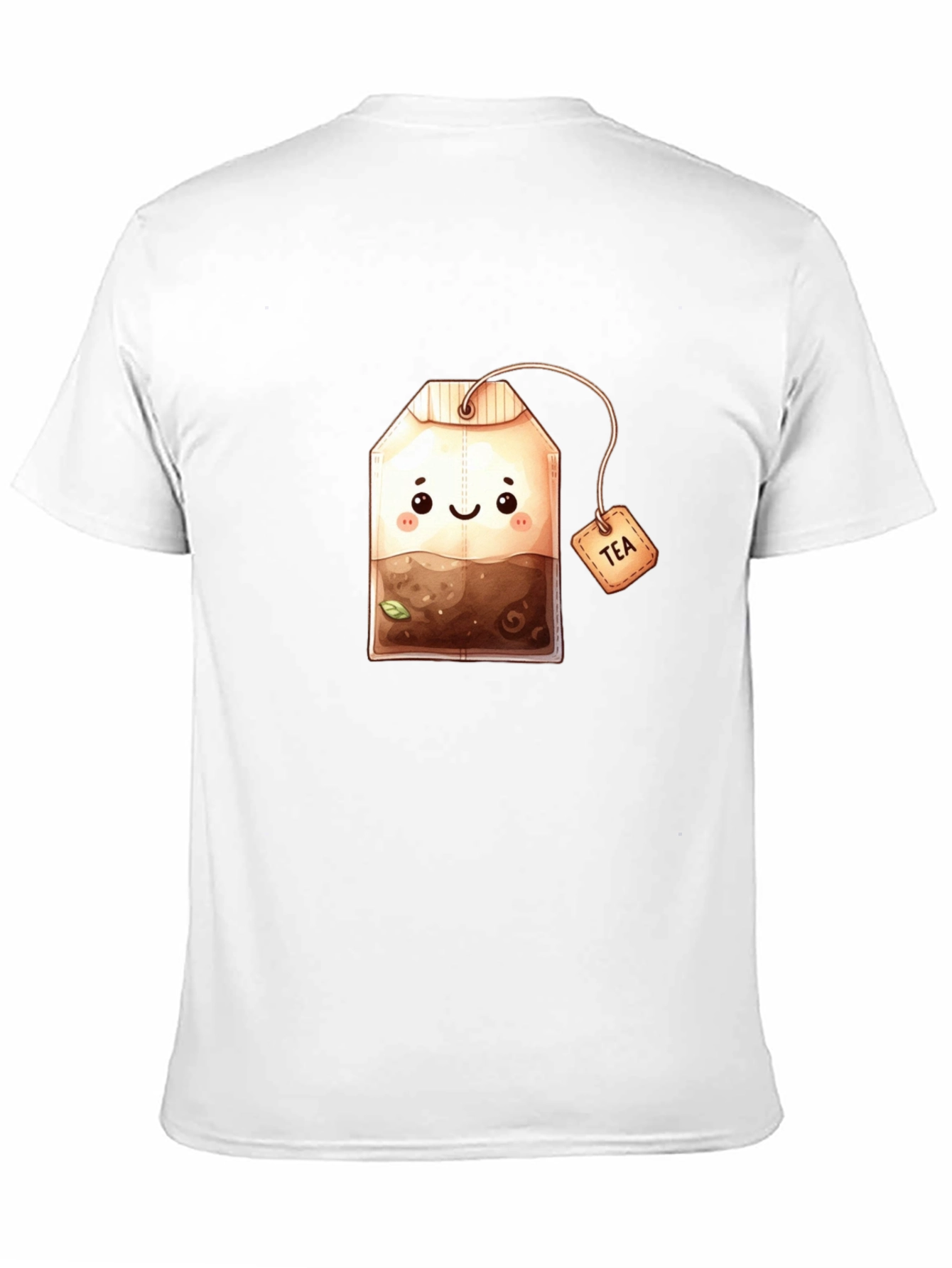 Black Cute Tea Bag Graphic Tee view 11