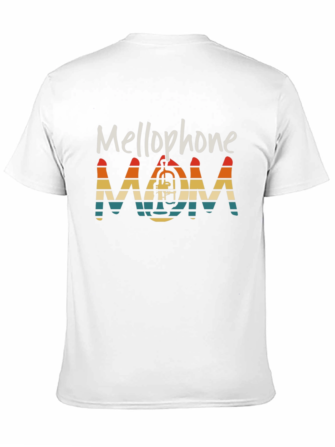 Black Mellophone Mom T-Shirt - Band Parent Pride! view 11