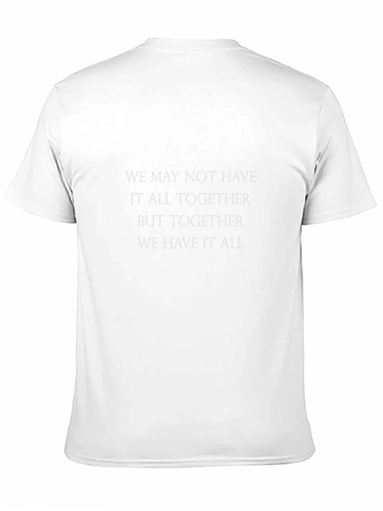 Black Inspirational Togetherness Black Graphic Tee view 11