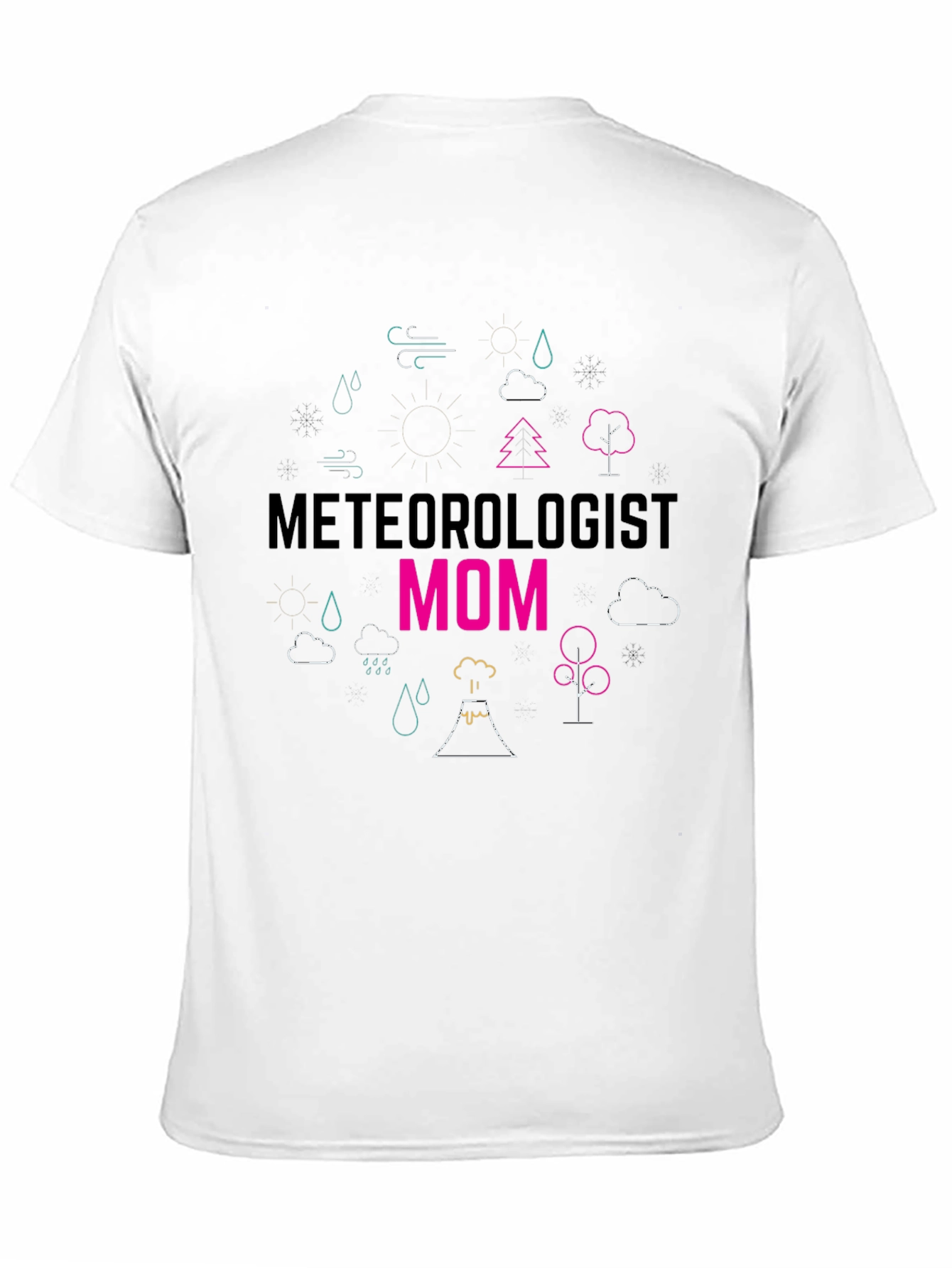 Black Meteorologist Mom T-Shirt - Weather Lover Tee view 11