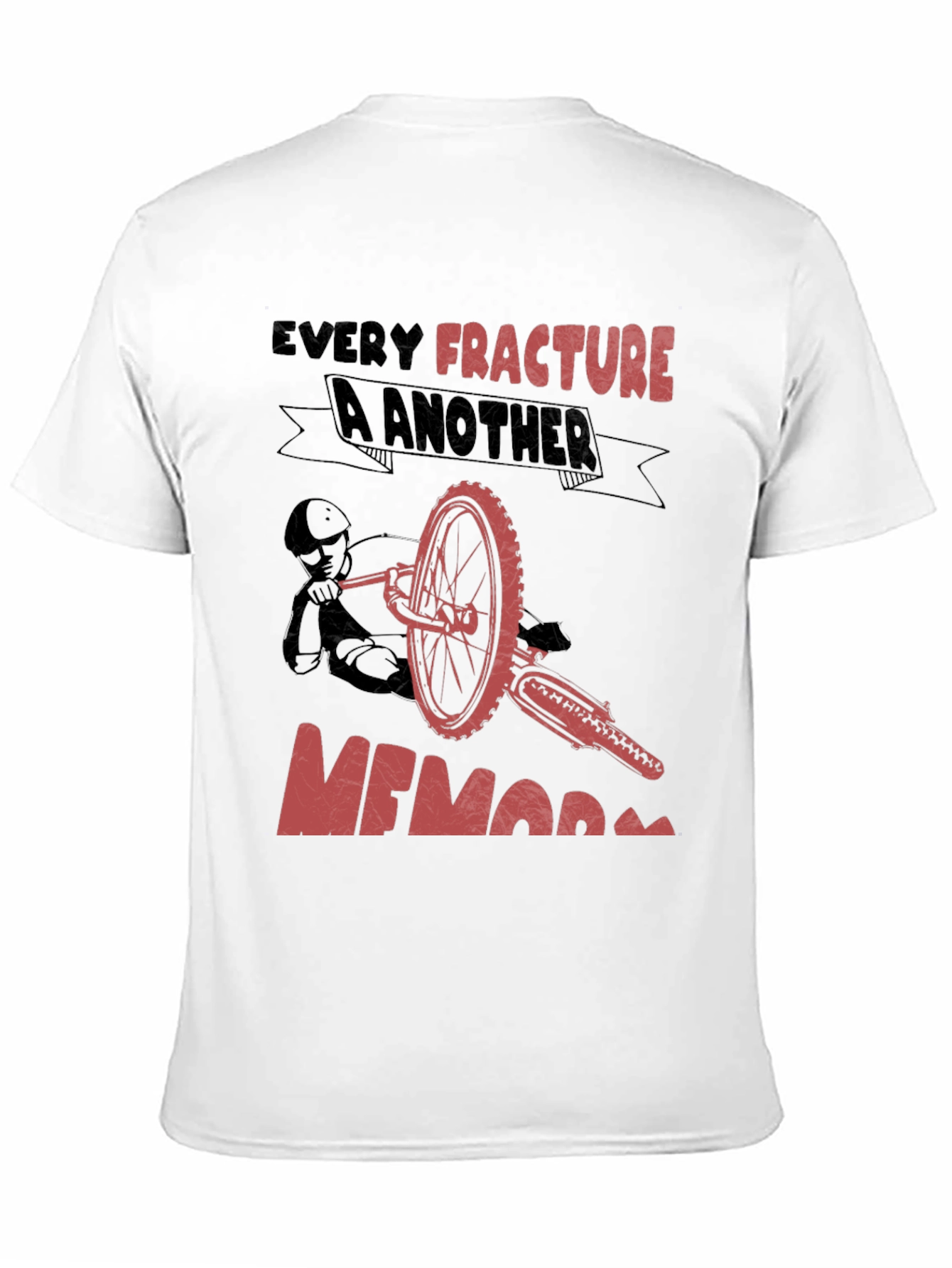 Black Every Fracture A Memory T-Shirt Biker Tee view 11