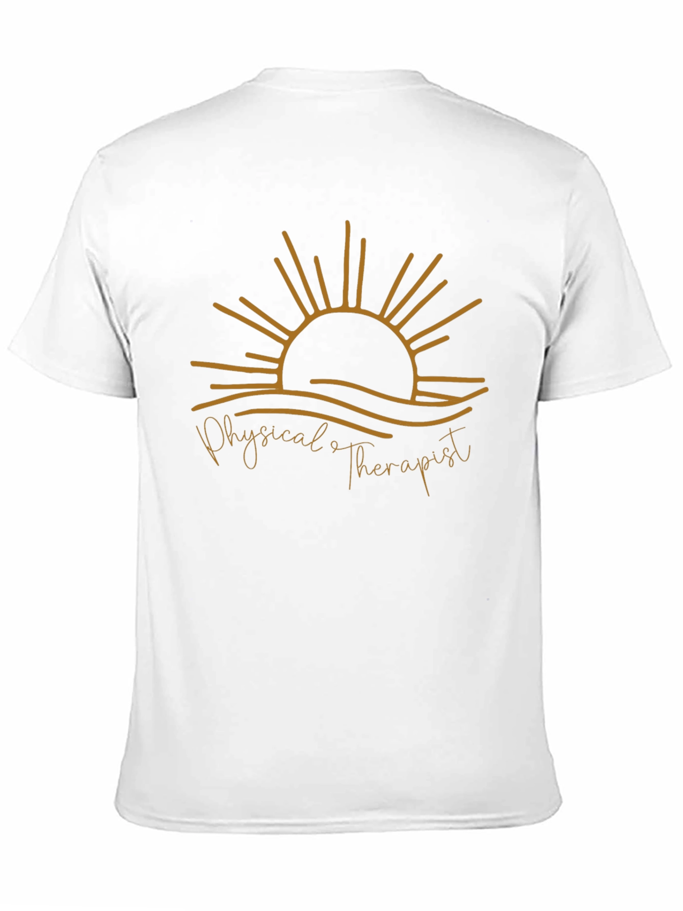 Black Physical Therapist Sun Graphic Tee view 11