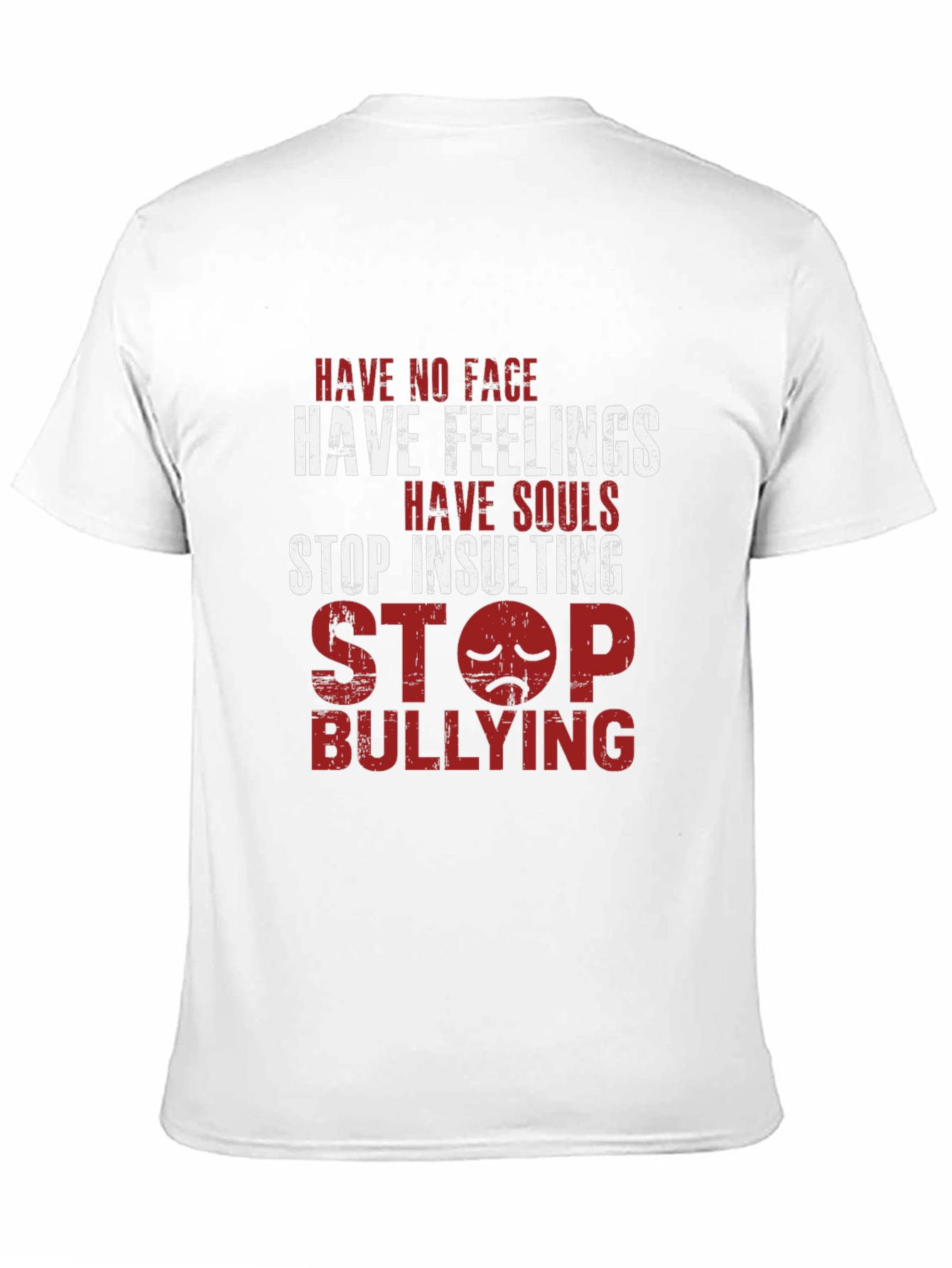 Black Stop Bullying Graphic Tee - Black Casual T-Shirt view 11