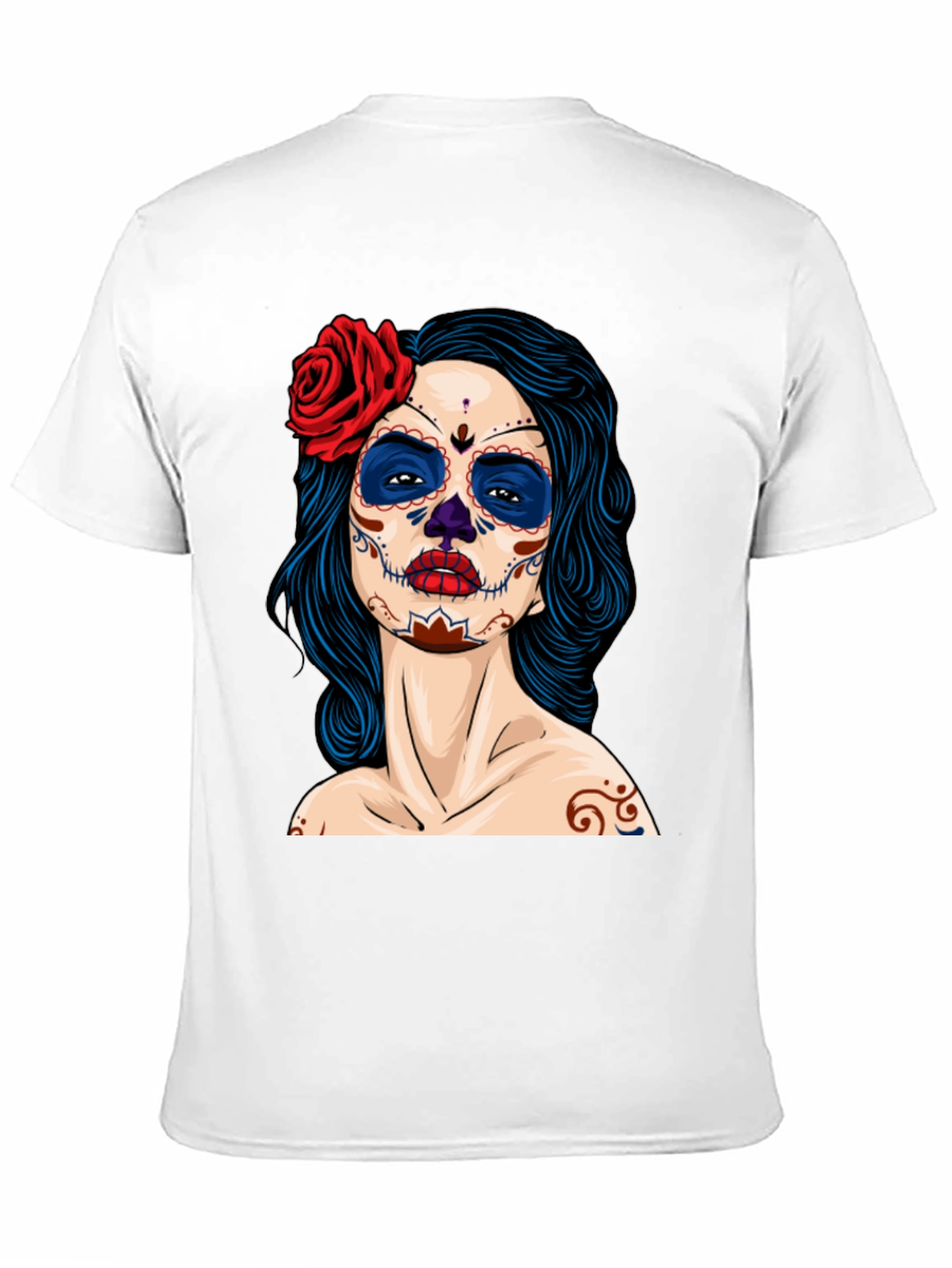 Black Day of the Dead T-Shirt view 11