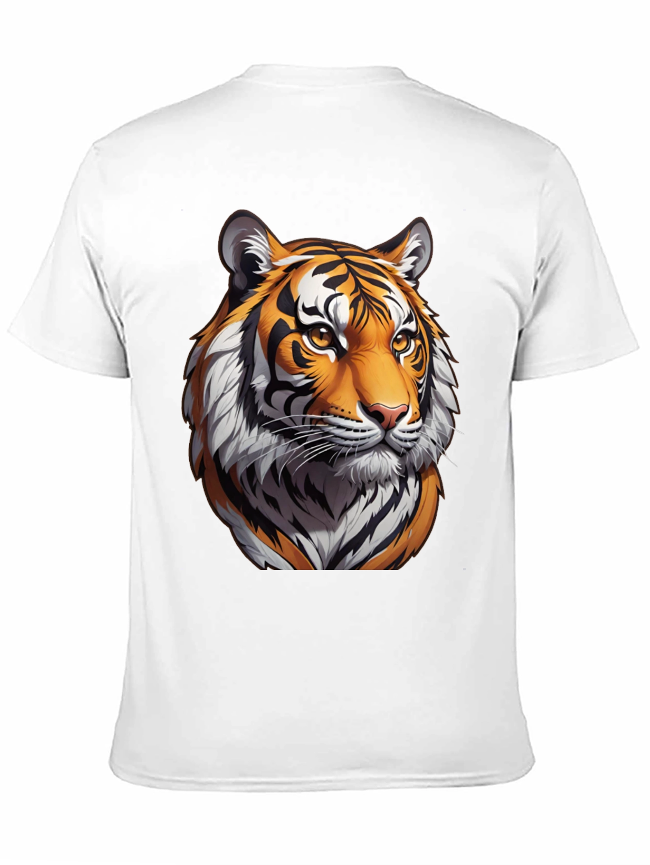 Black Tiger Graphic Black T-Shirt view 11