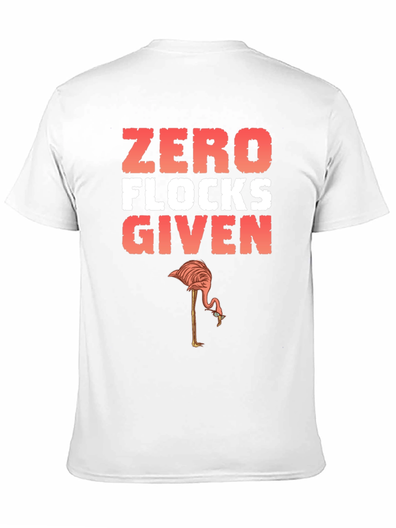 Black Zero Flocks Given Flamingo Graphic Tee view 11