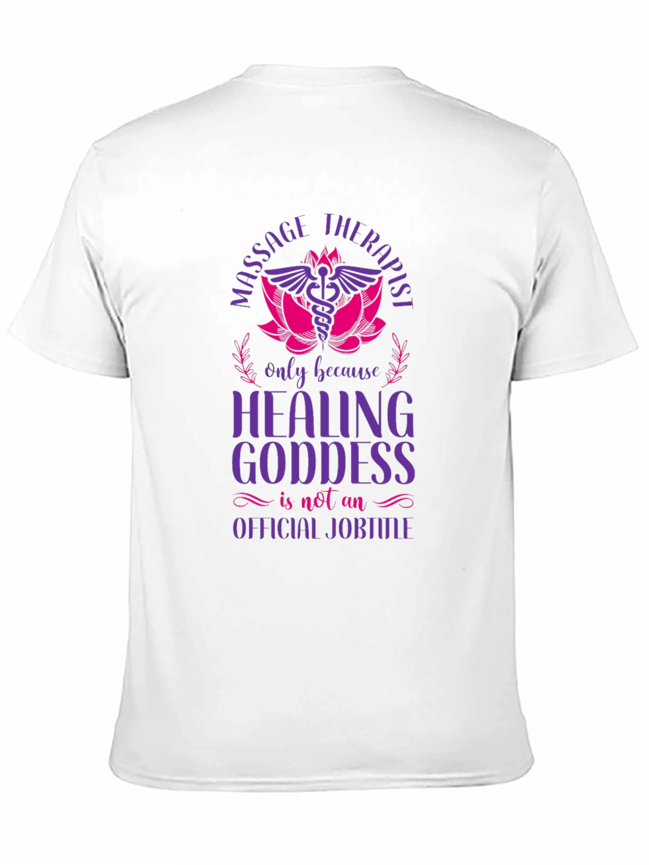 Black Massage Therapist Healing Goddess Graphic T-Shirt view 11