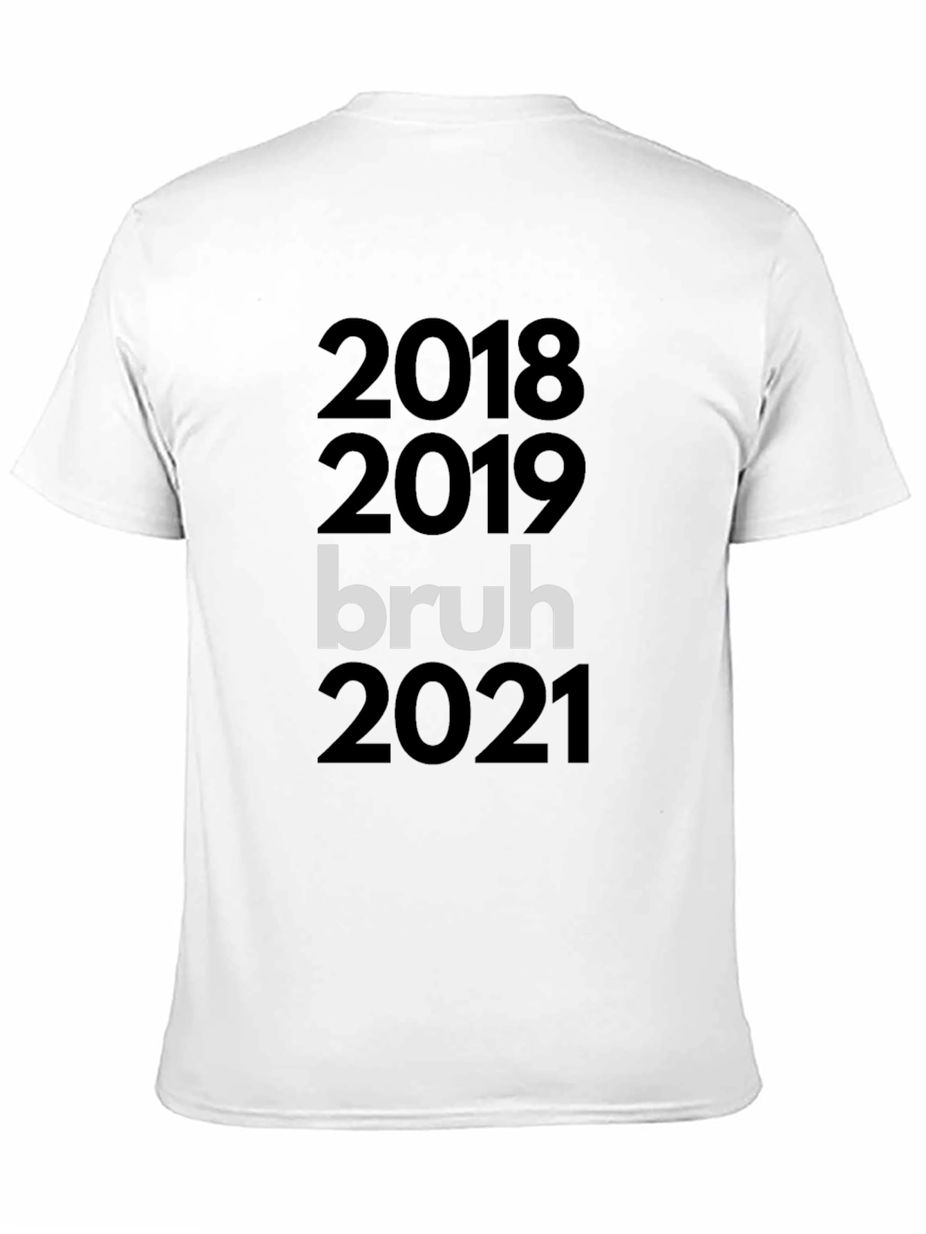 Black Bruh Funny Year T-Shirt view 11