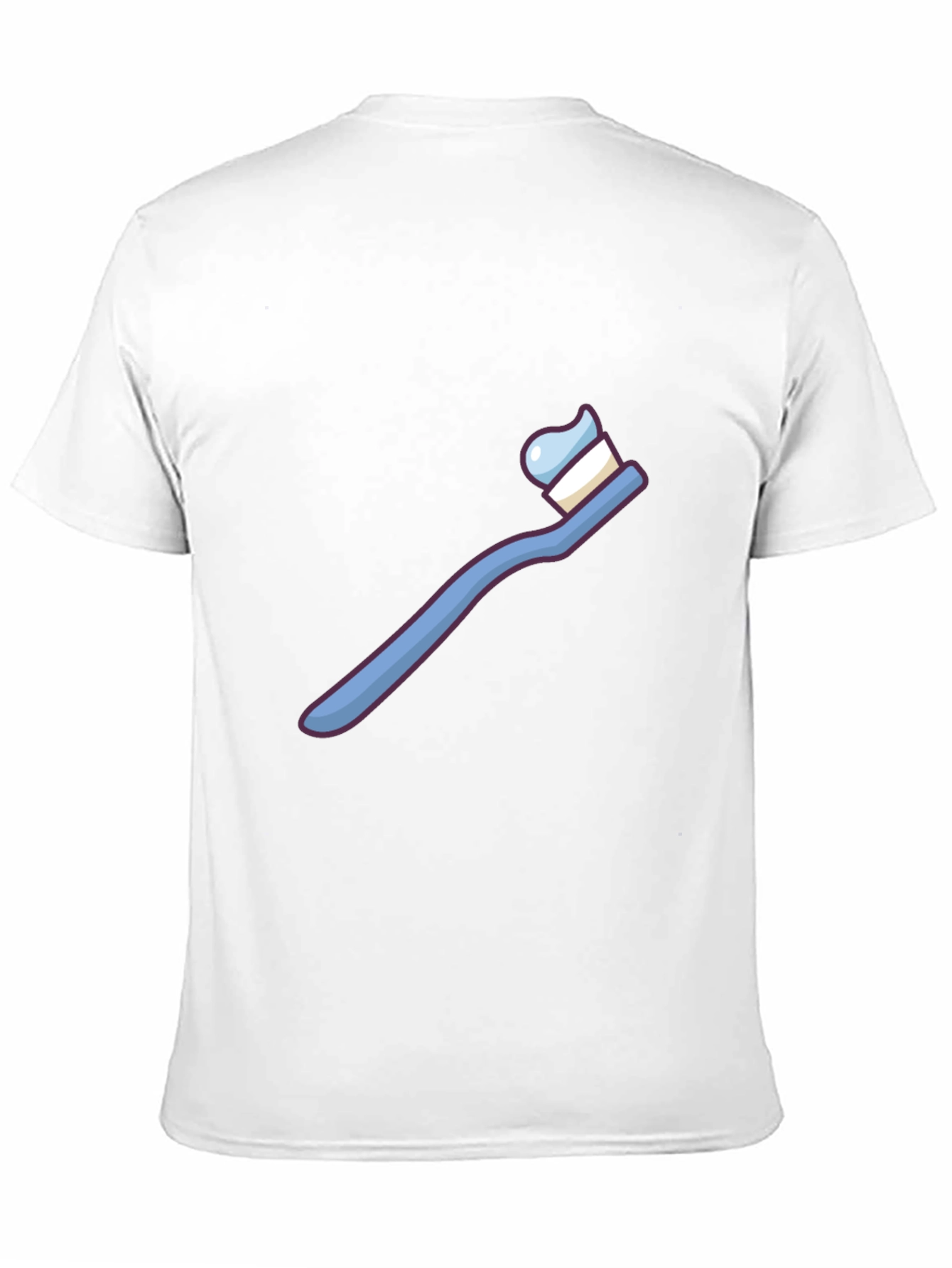 Black Toothbrush Graphic Tee - Fresh & Fun T-Shirt view 11