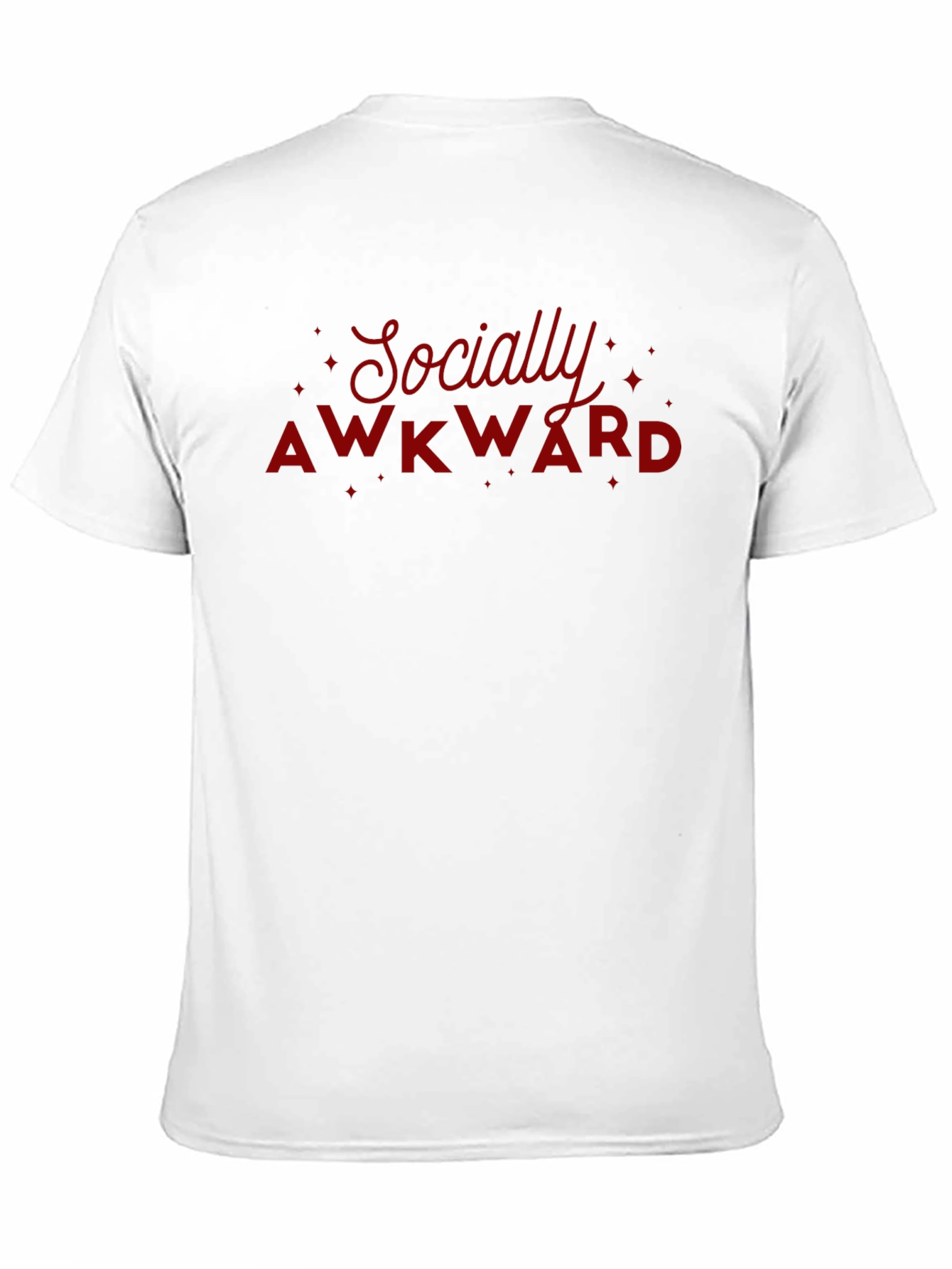 Black Socially Awkward Graphic T-Shirt - Dark Tee view 11