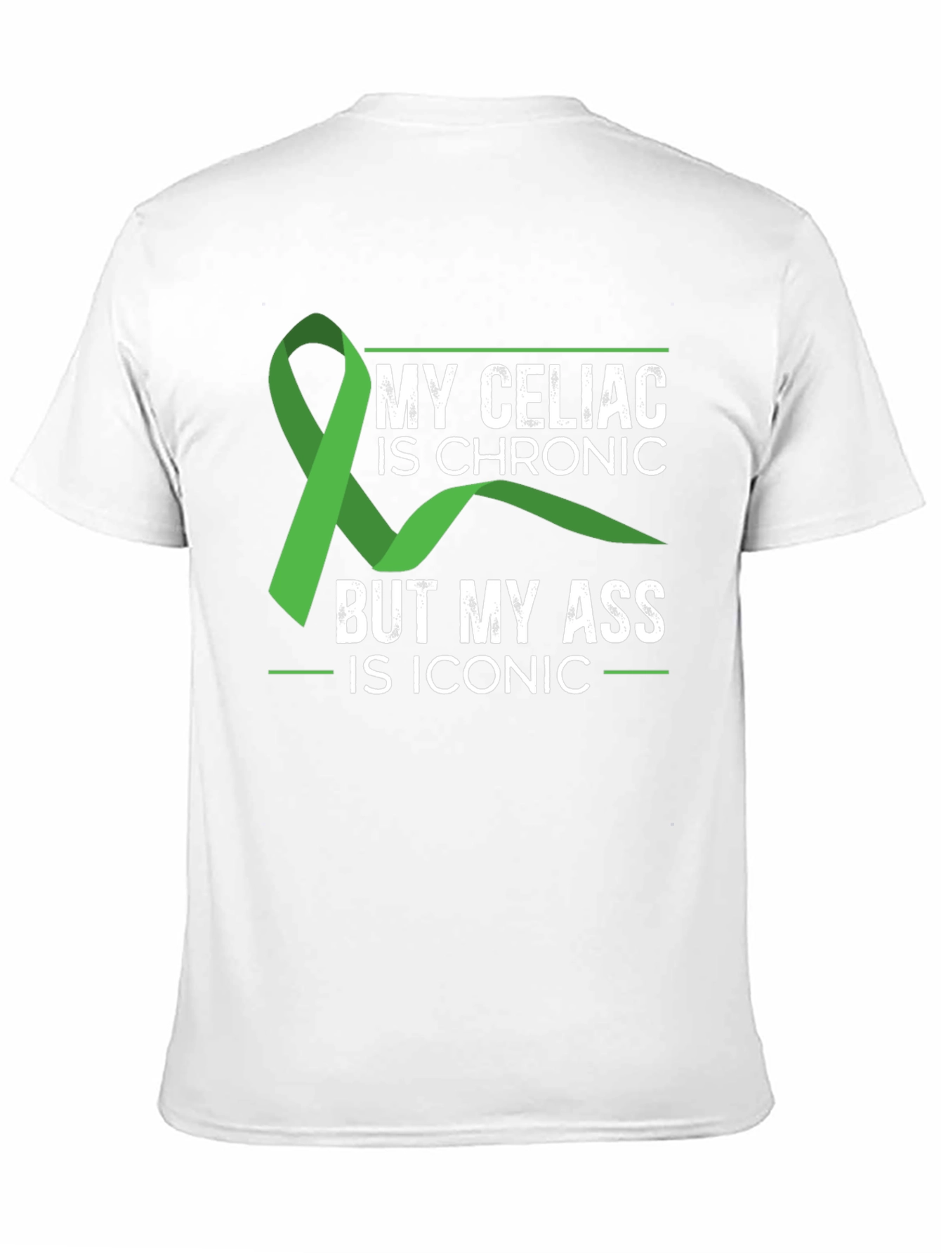 Black Celiac Awareness T-Shirt - Iconic Style, Chronic Condition view 11