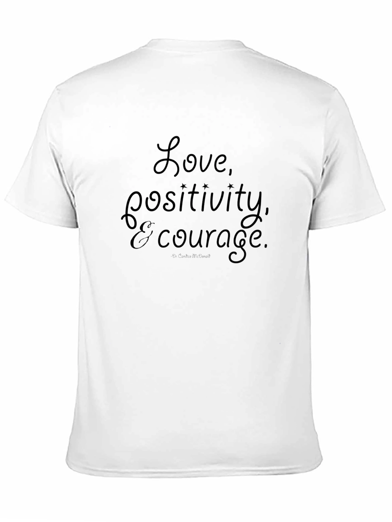 Black Love, Positivity, & Courage Black T-Shirt view 11