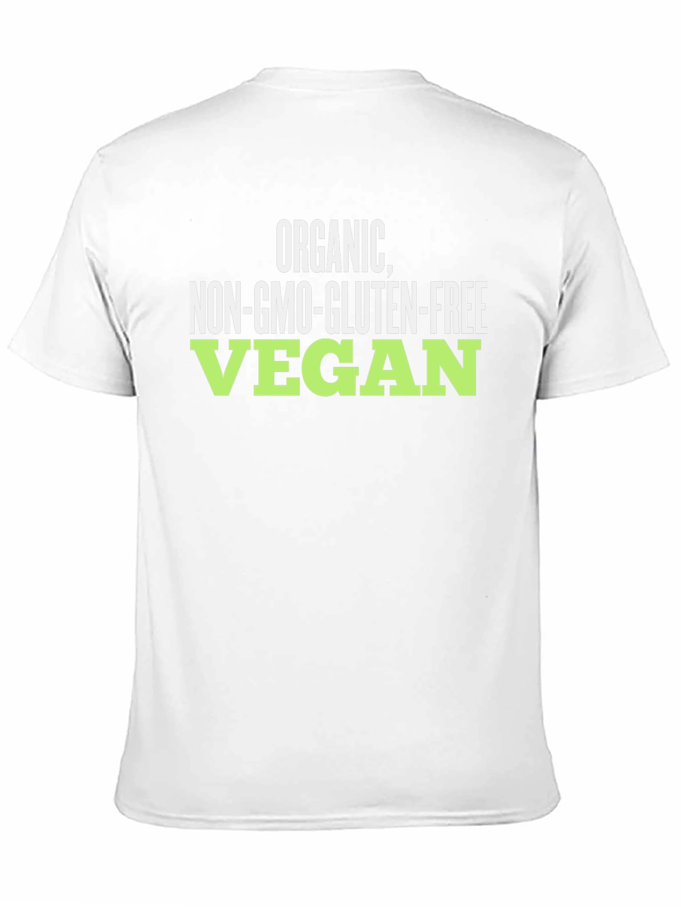 Black Organic Vegan T-Shirt - Non-GMO, Gluten-Free view 11
