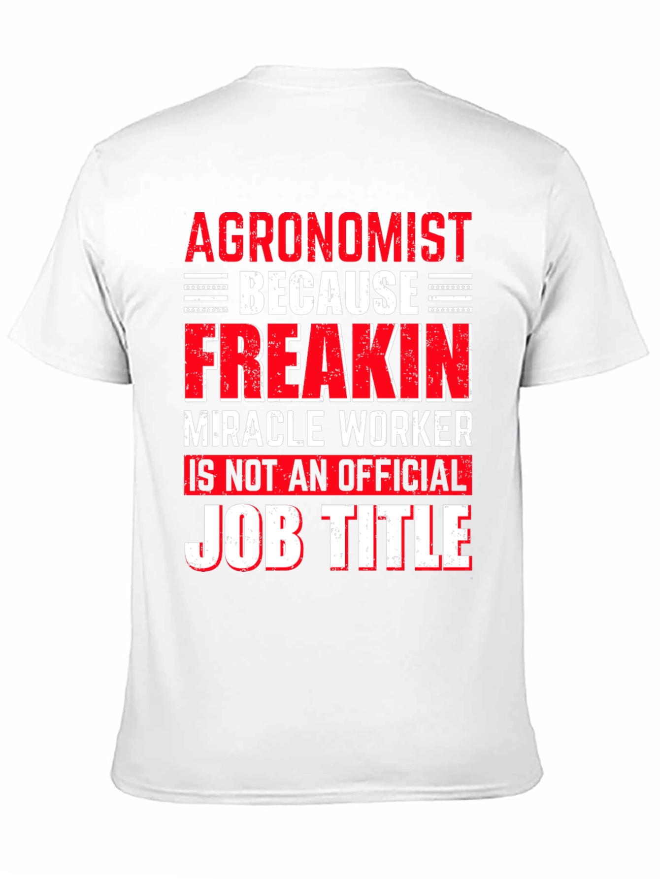Black Agronomist T-Shirt Funny Job Title Graphic Tee view 11