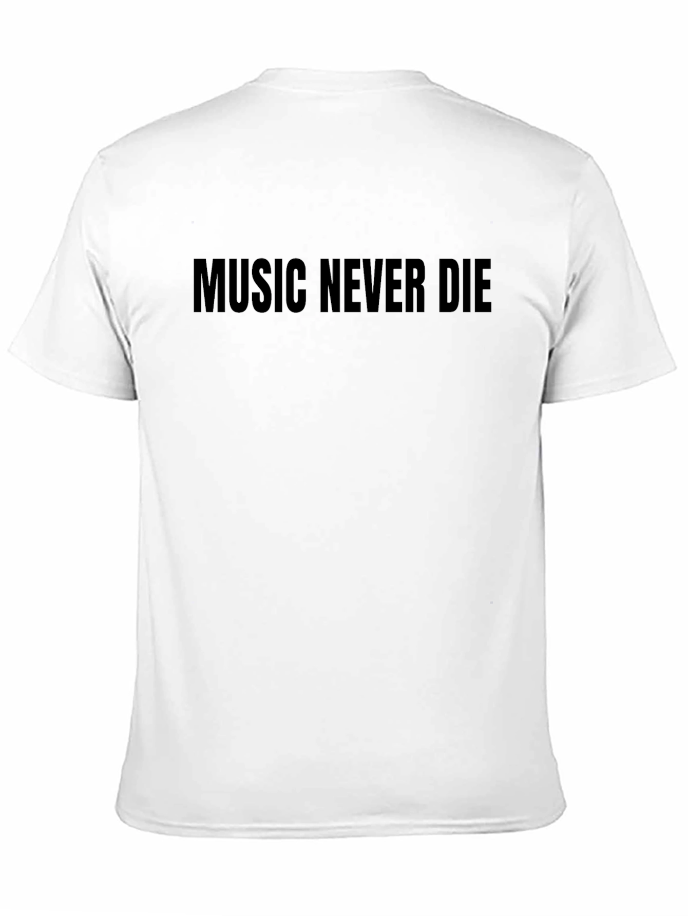 Black Music Never Die Black Graphic Tee view 11