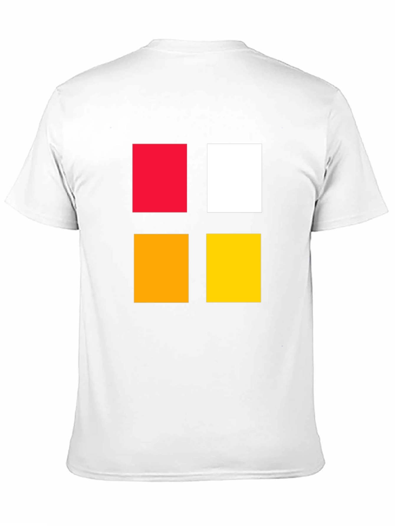 Black Colorful Block Graphic Tee - Bold & Modern Design view 11