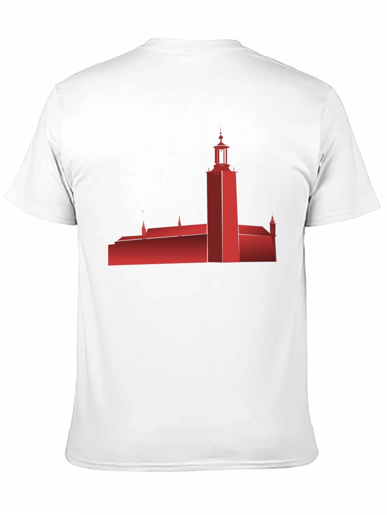 Stockholm City Hall Silhouette T-Shirt - 11