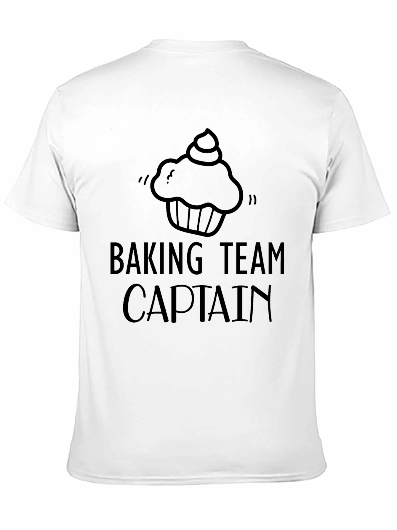 Black Baking Team Captain T-Shirt view 11