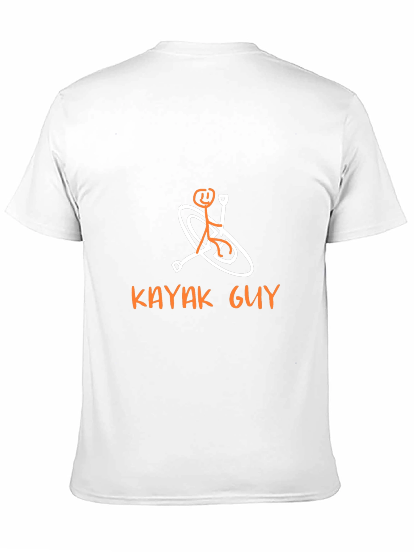 Black Kayaking Stick Figure Graphic Tee - Black view 11