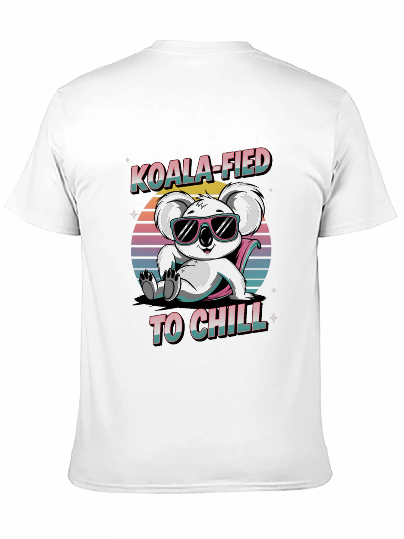 Black Koala-fied To Chill Graphic T-Shirt view 11