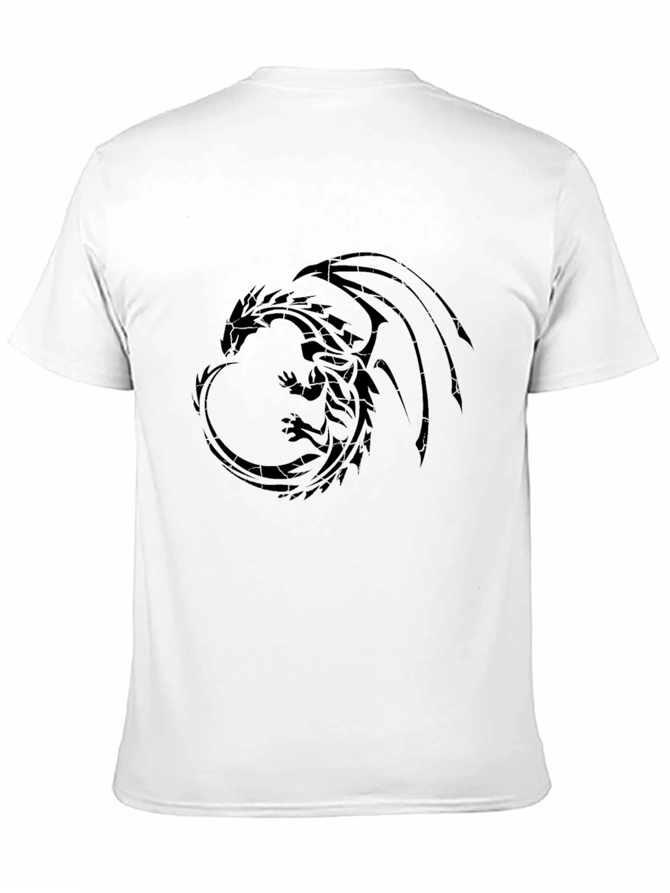 Black Dragon Graphic Black Tee - Men's Short Sleeve view 11