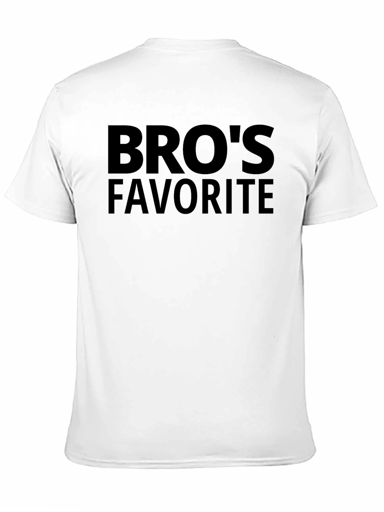 Black Bro's Favorite T-Shirt - Black Graphic Tee view 11