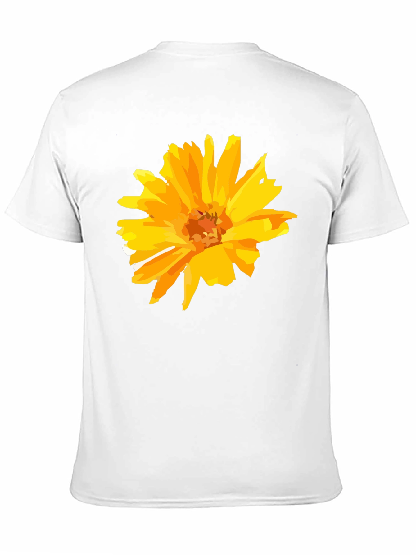 Black Floral Graphic Tee - Black Cotton T-Shirt view 11