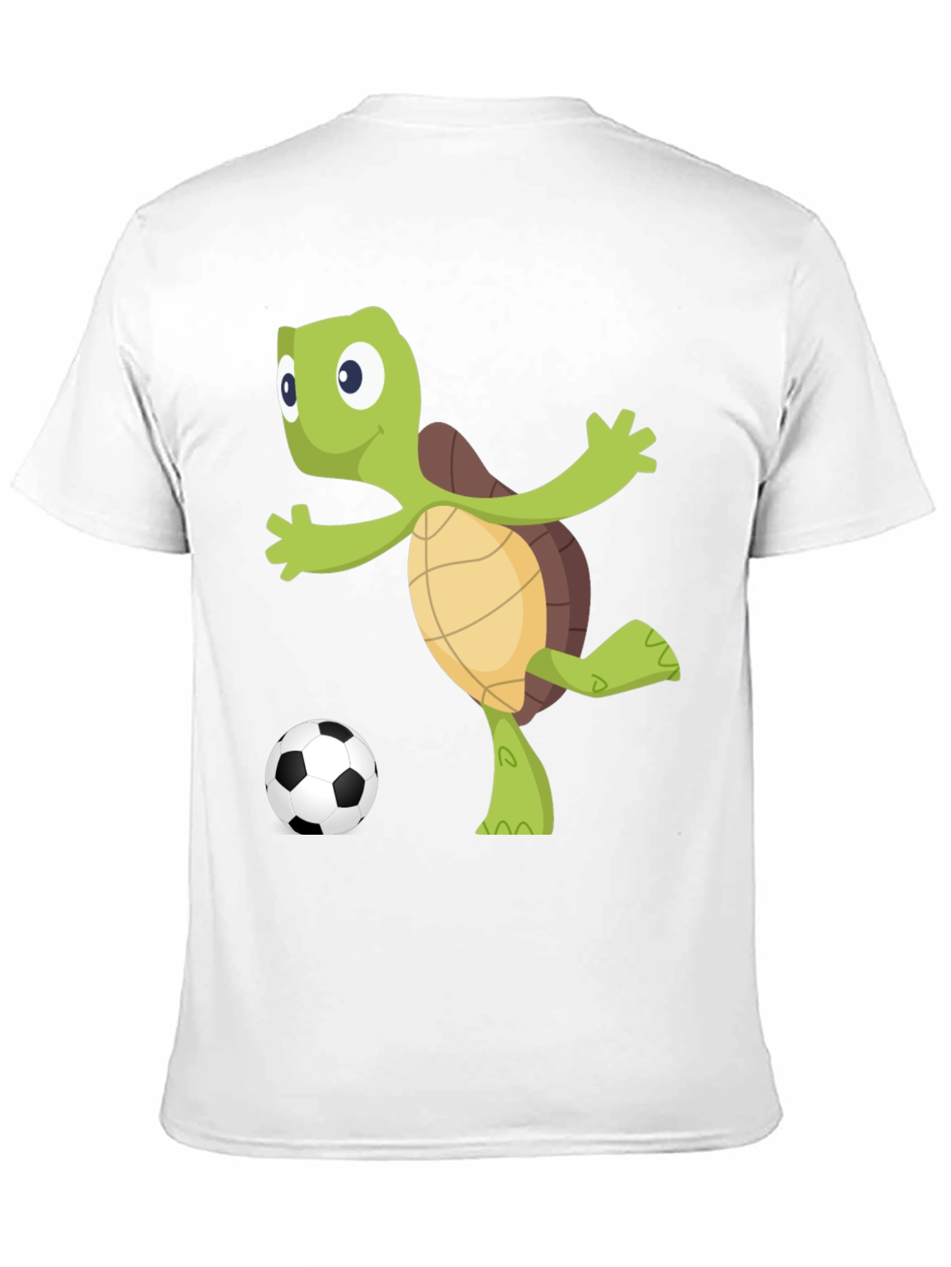 Black Turtle Soccer Fan T-Shirt view 11