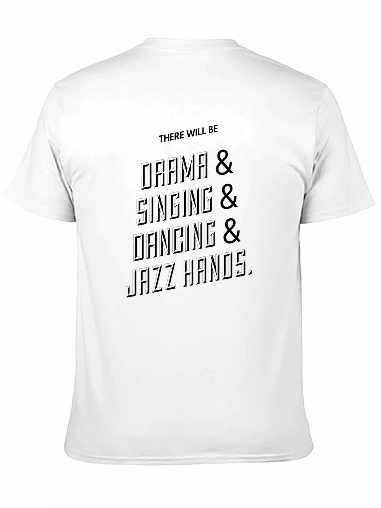 Black Drama Singing Dancing Jazz Hands Black T-Shirt view 11