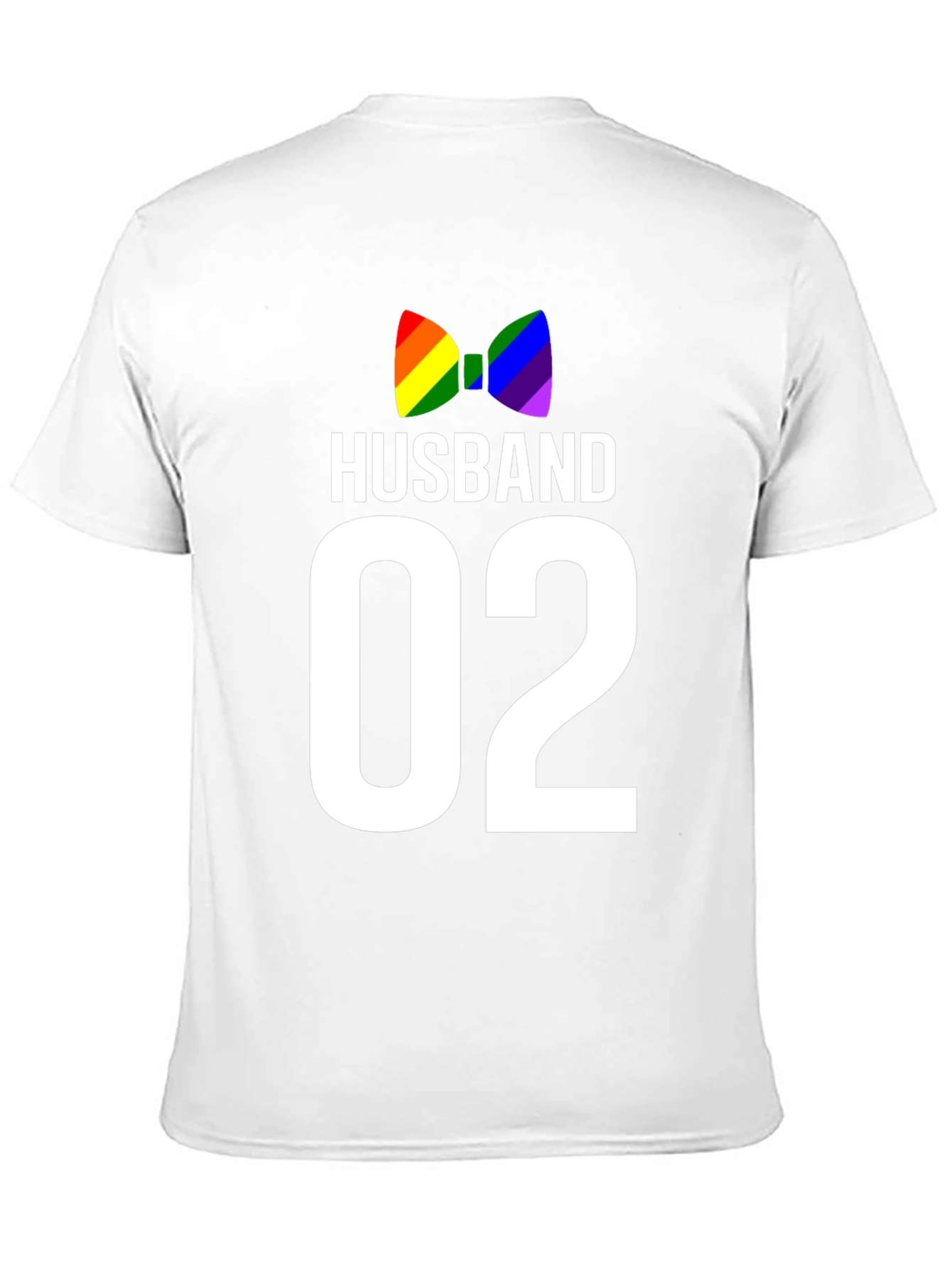 Black Husband 02 LGBT Pride Bow Tie Graphic Tee view 11
