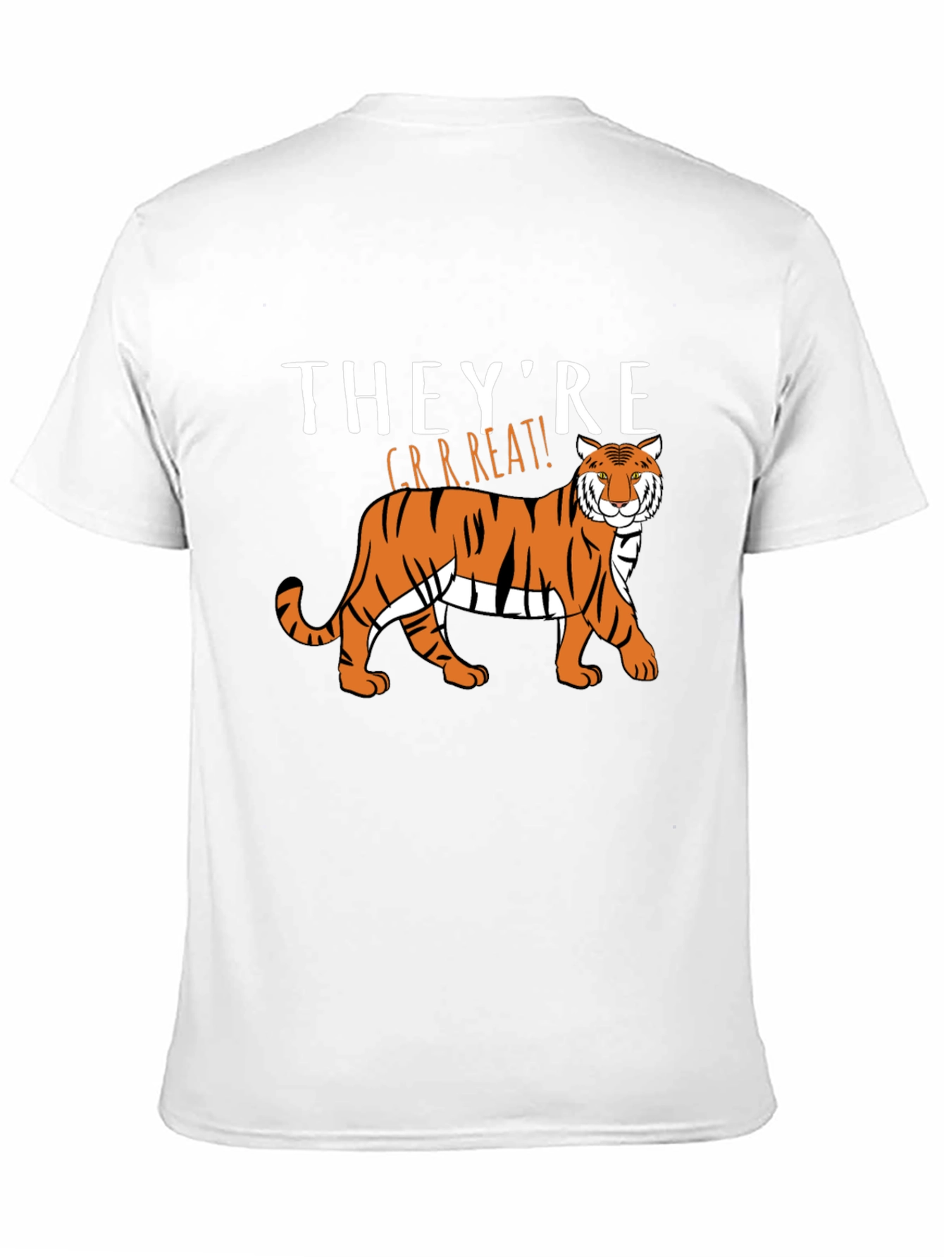 Black They're GRRREAT! Tiger Graphic T-Shirt view 11