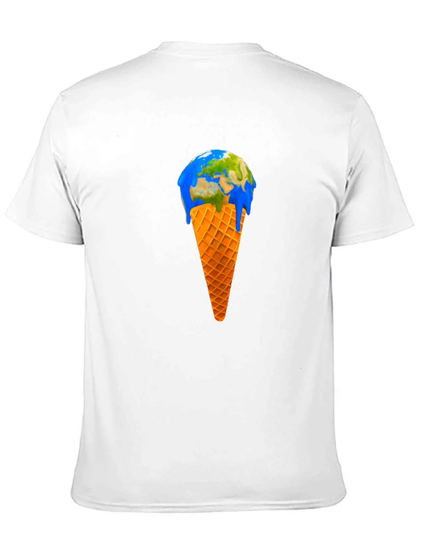 Black Earth Ice Cream Cone Graphic Tee view 11
