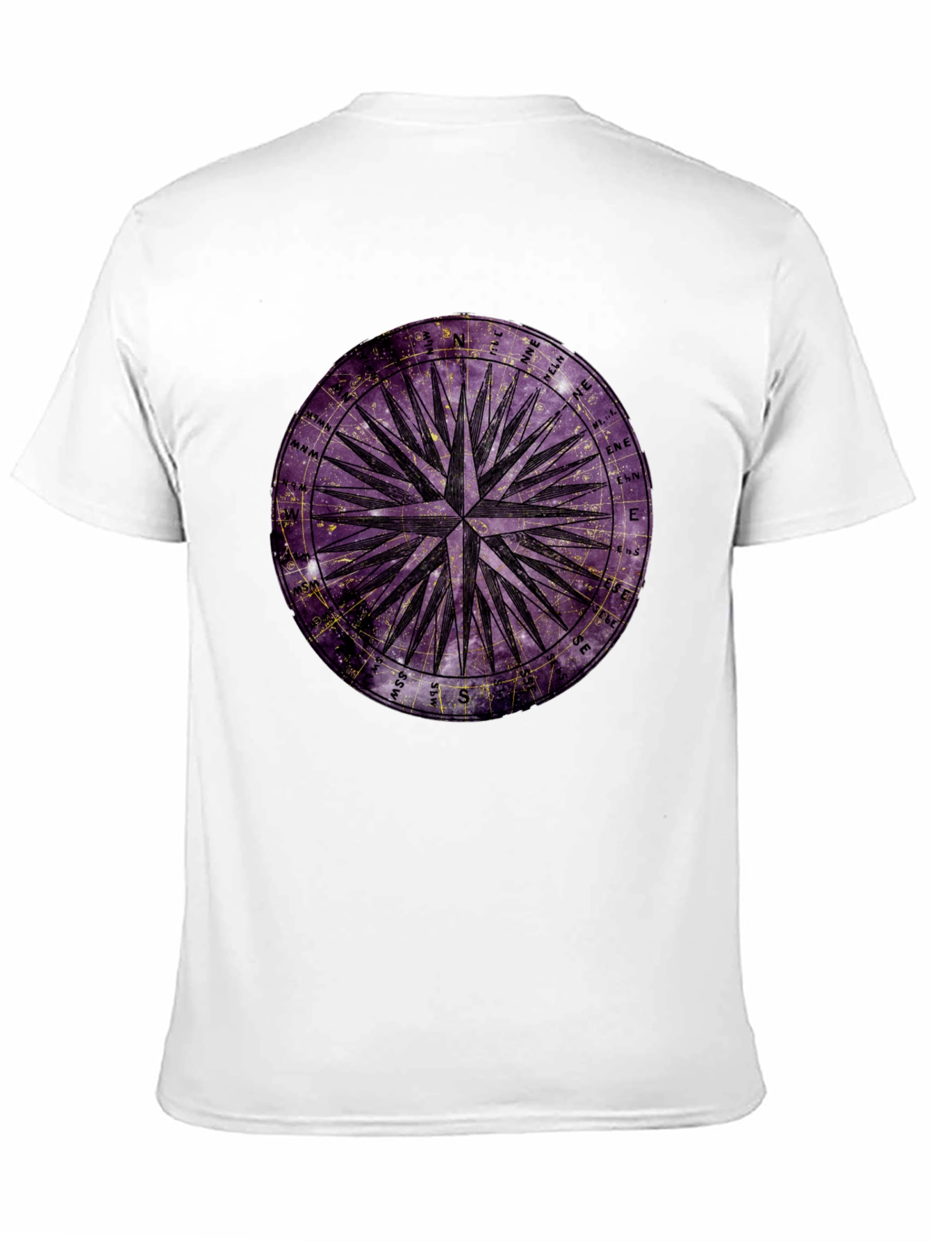 Black Celestial Compass Graphic Tee view 11
