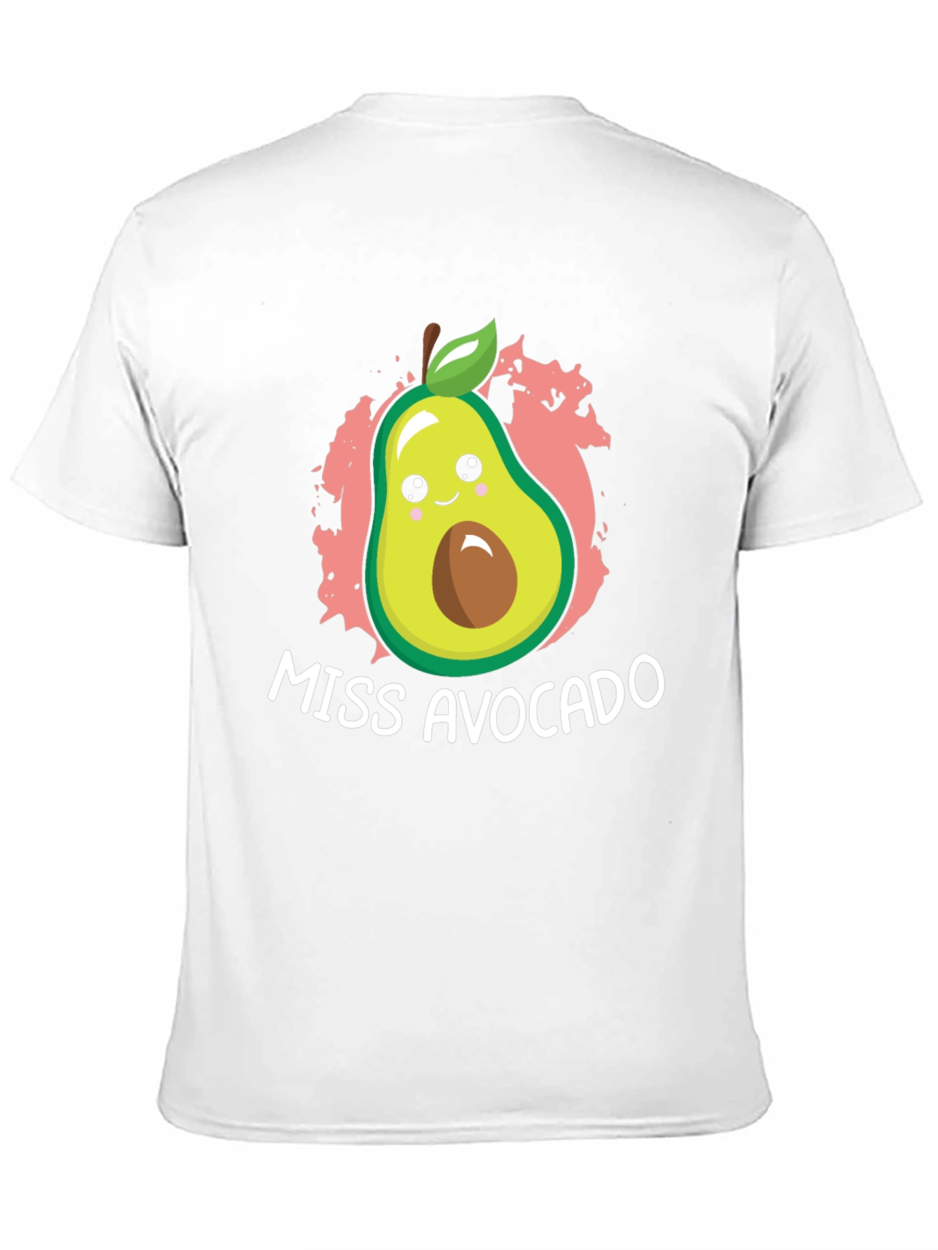 Black Miss Avocado Graphic Tee - Fun & Unique Black T-Shirt view 11