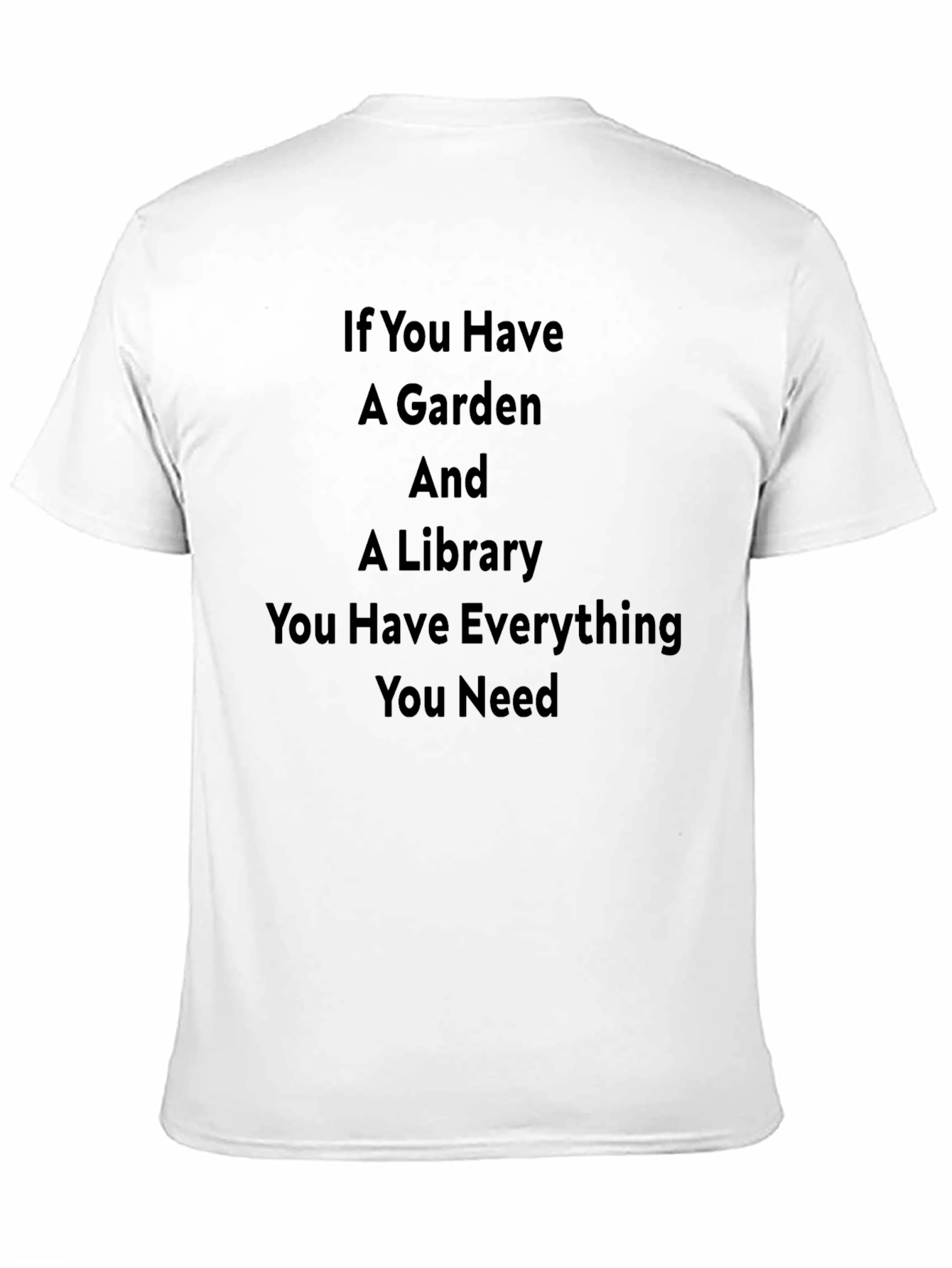 Black Garden & Library T-Shirt - Everything You Need view 11