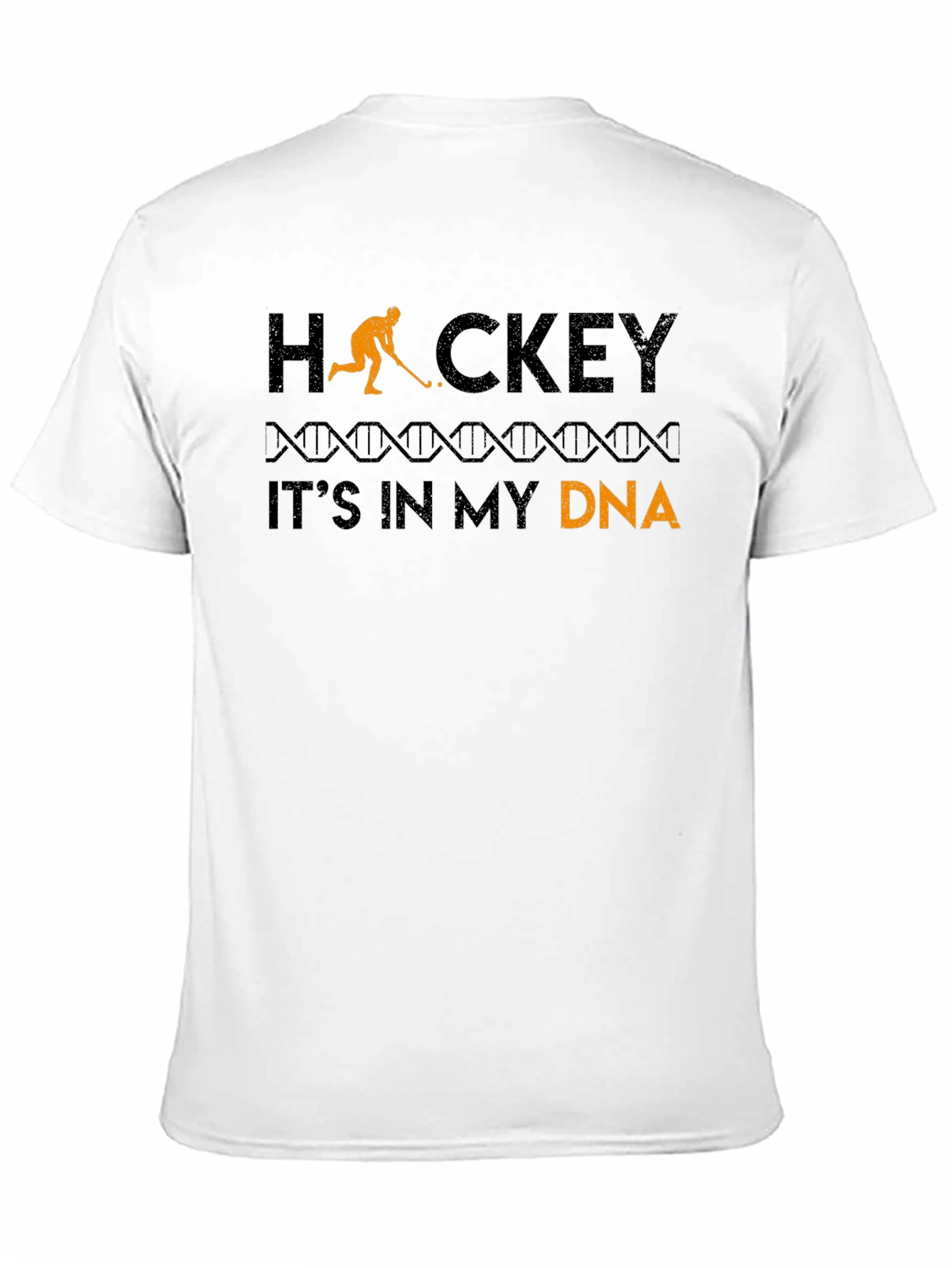 Black Hockey DNA Graphic T-Shirt view 11