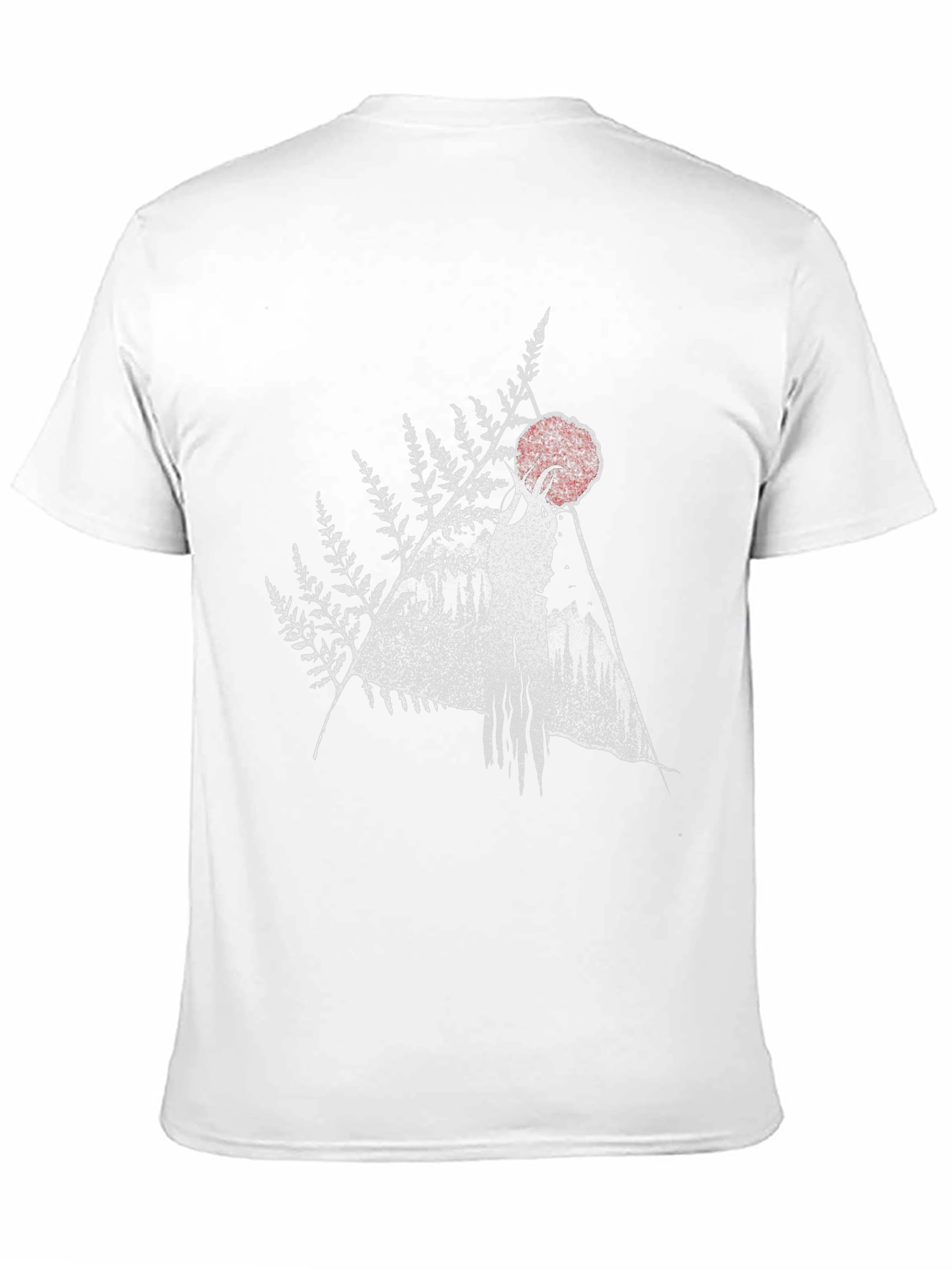 Black Nature Spirit Graphic Tee - Black Cotton Blend Shirt view 11